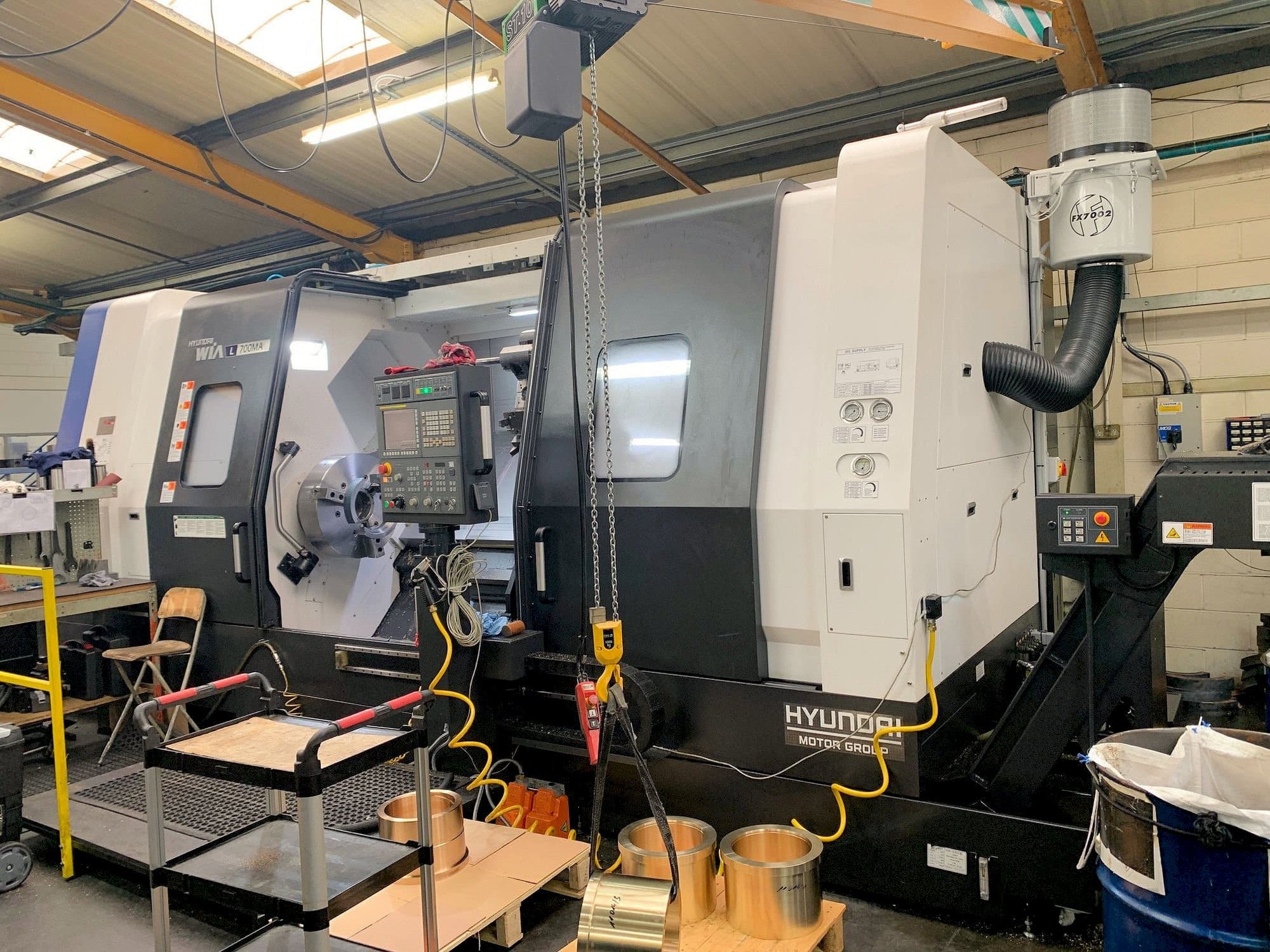 Vista Frontal da Hyundai Wia L 700MA máquina