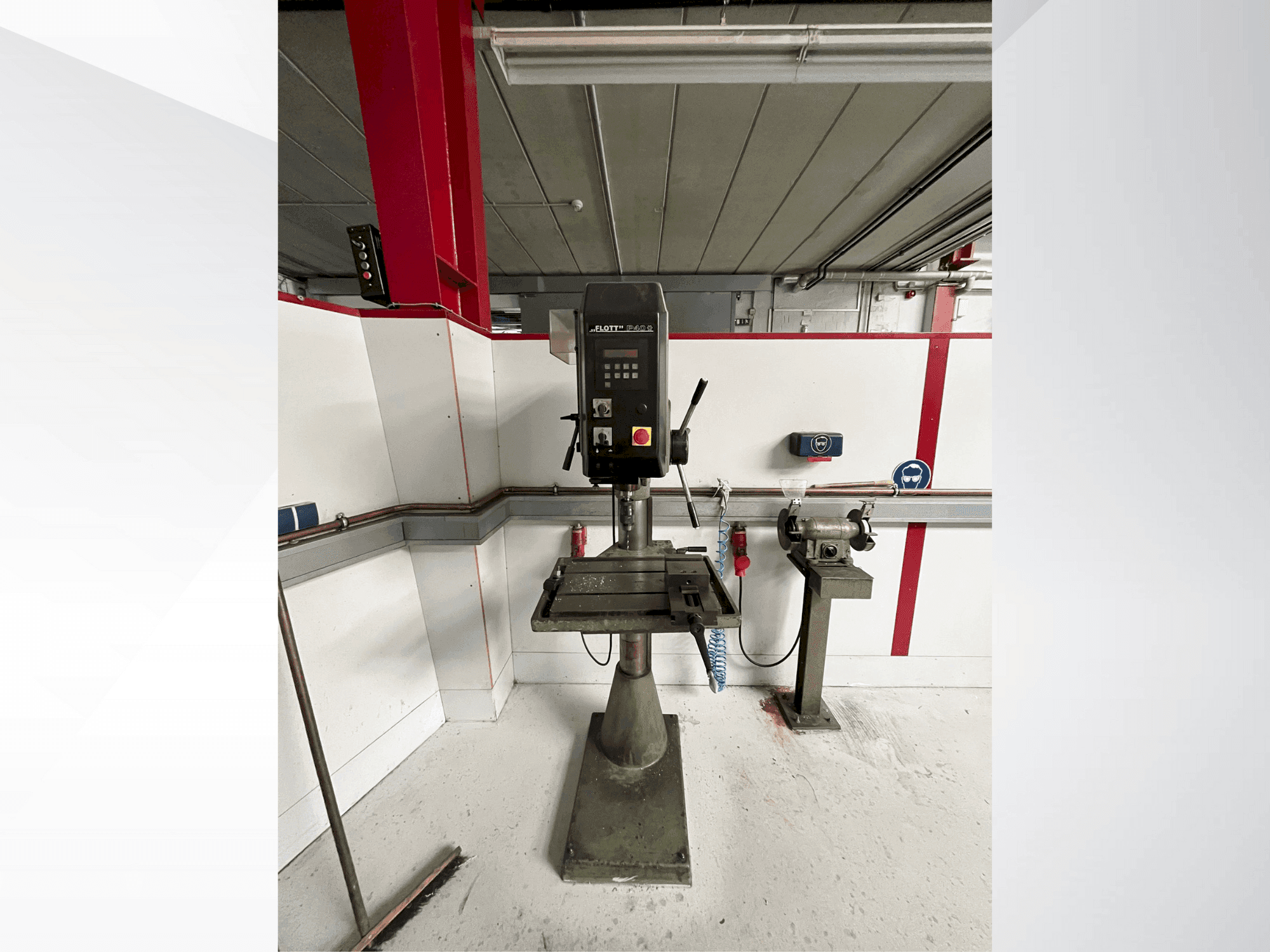 Vista Frontal da Hahn+Kolb Flott P40 máquina