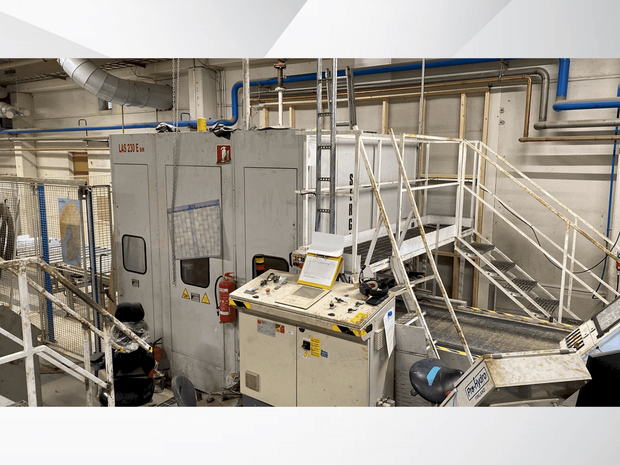 Vista Frontal  da SERGIANI LAS 230BM  máquina