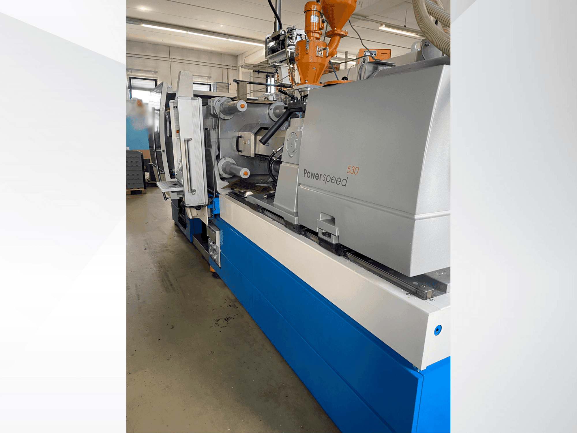 Vista Frontal da Netstal ELION 1200-530 PS máquina