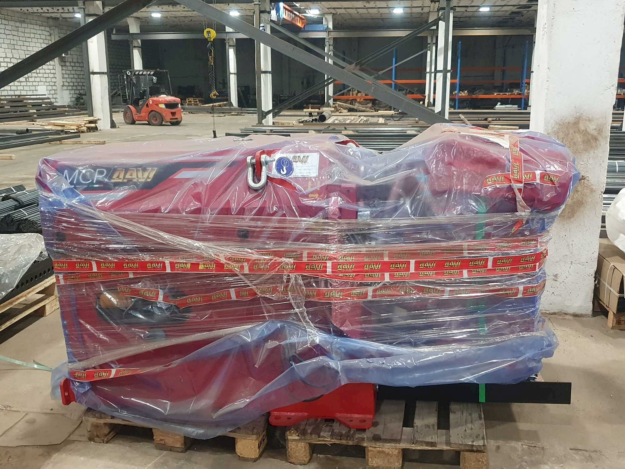 Vista Frontal da Davi MCP 9 máquina