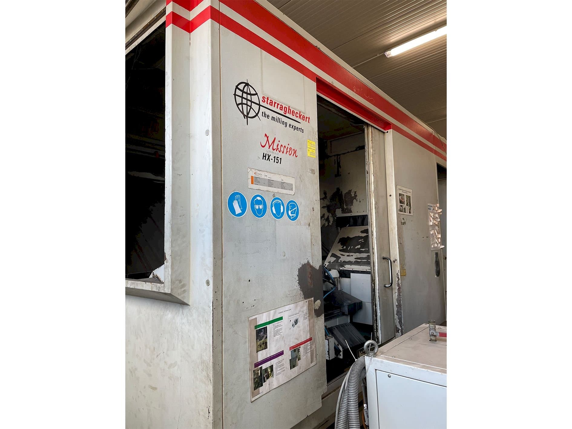 Vista Frontal da Starrag HX 151 (2004) máquina