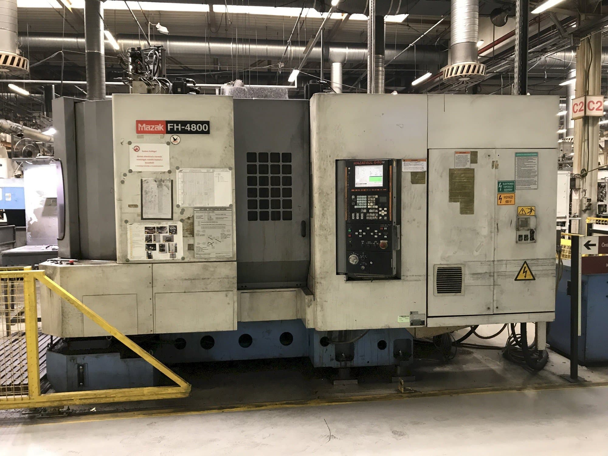 Vista Frontal da Mazak FH-4800 40T máquina