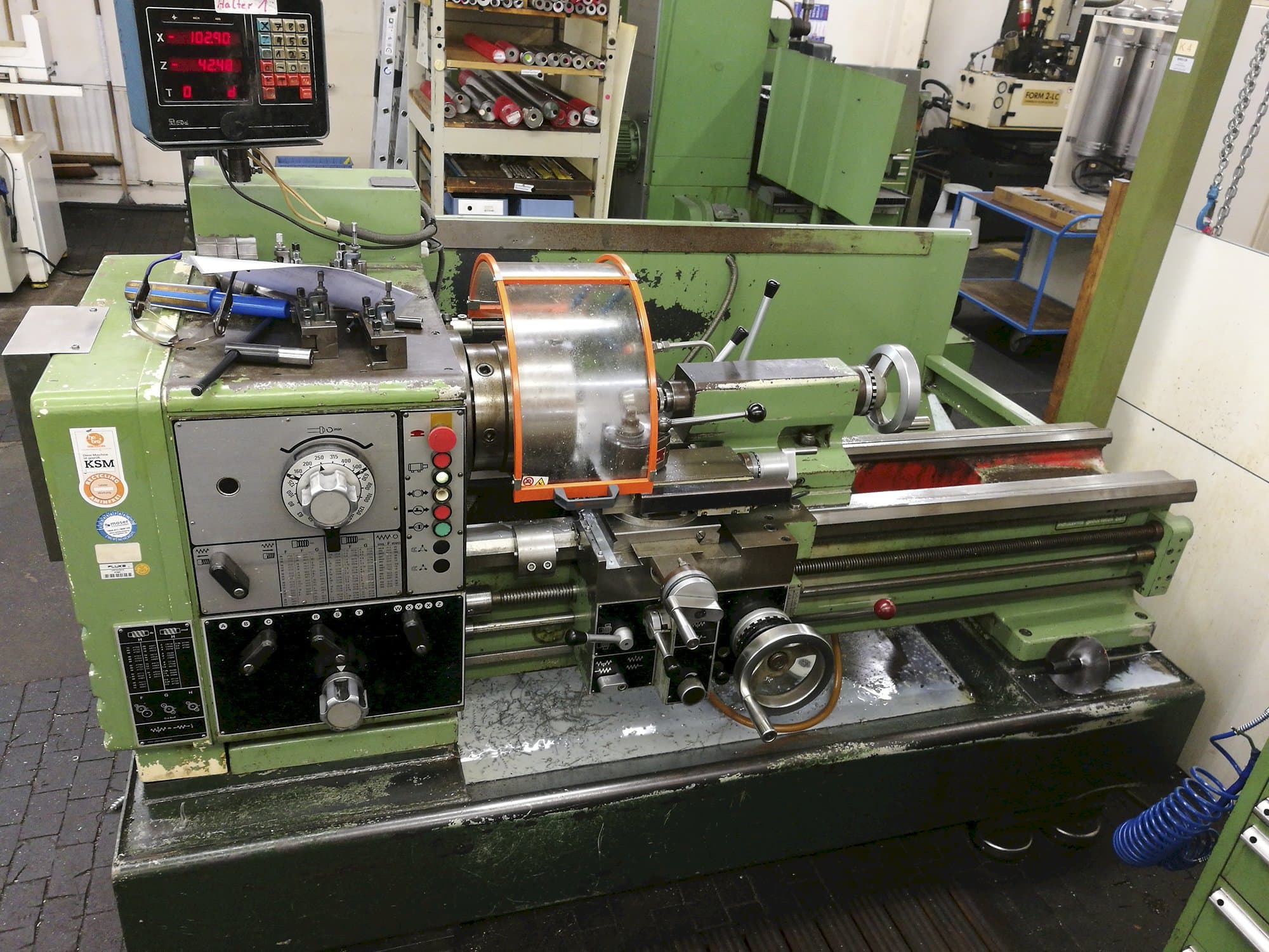 Vista Frontal  da Harrison M400  máquina