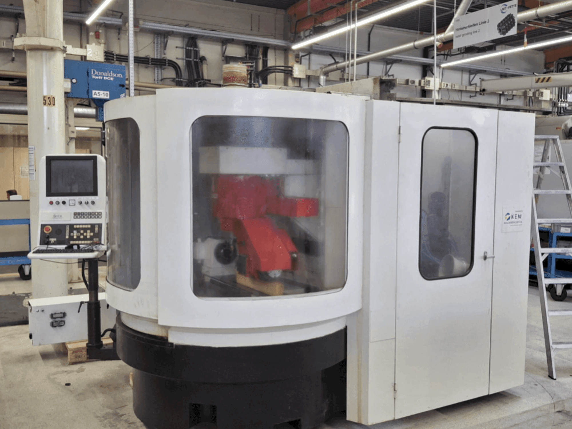 Vista Frontal da SAACKE UWIID máquina