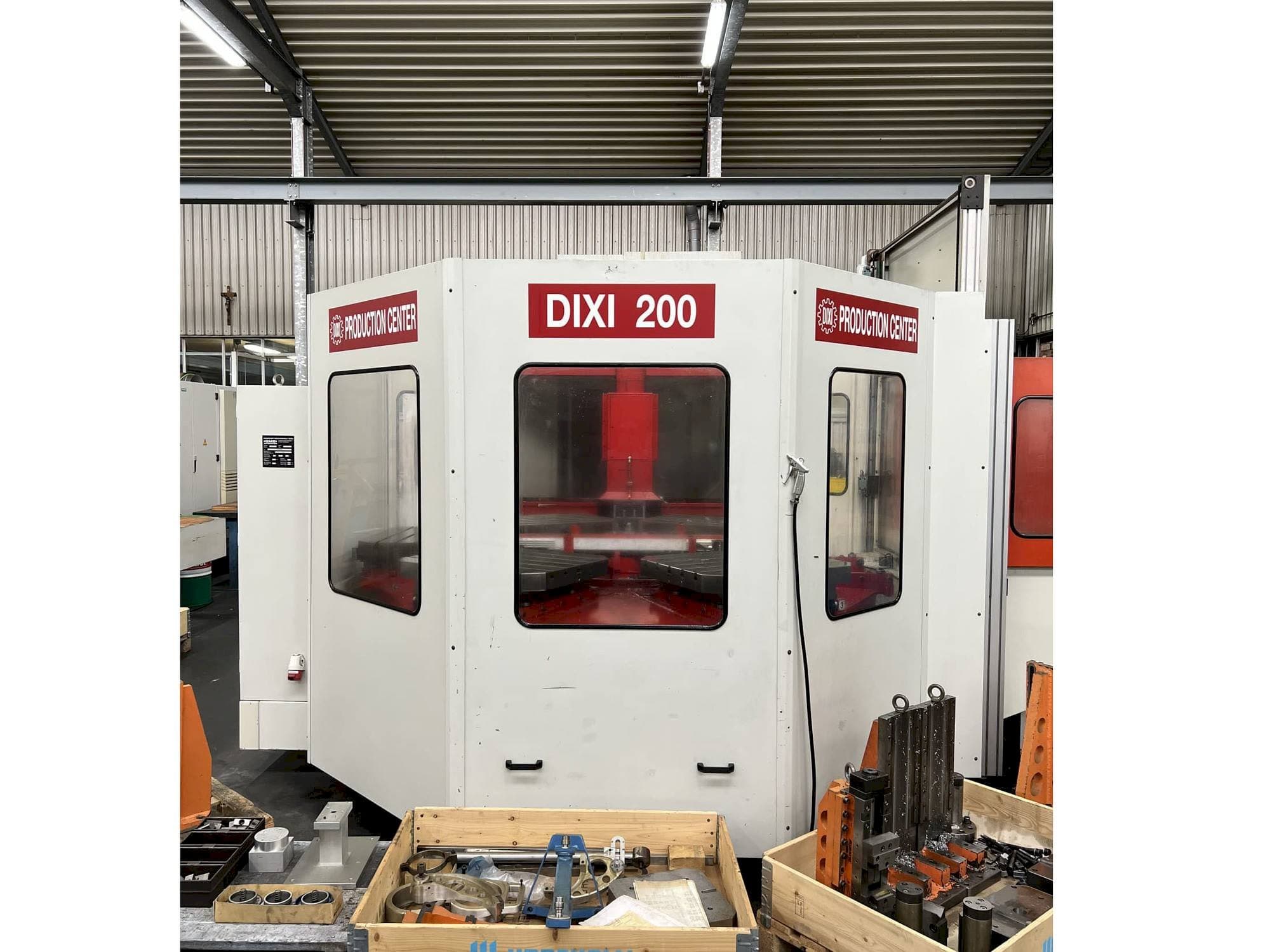 Vista Frontal da DIXI 200 máquina