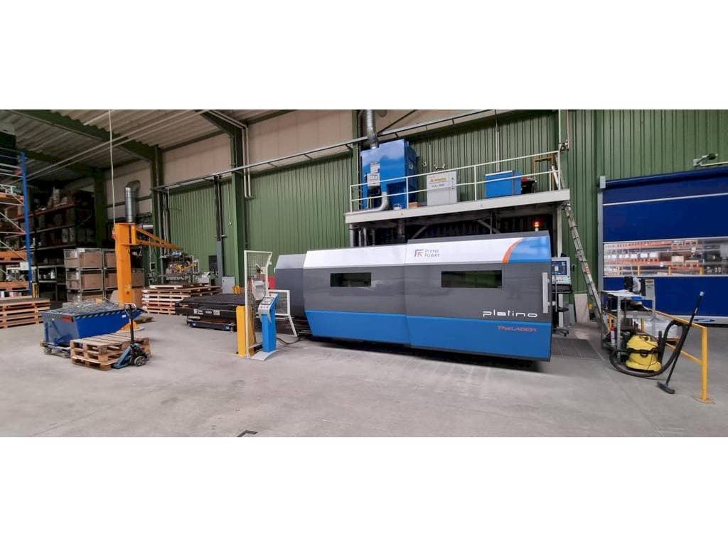 Vista Frontal da Prima Power Platino Fiber máquina