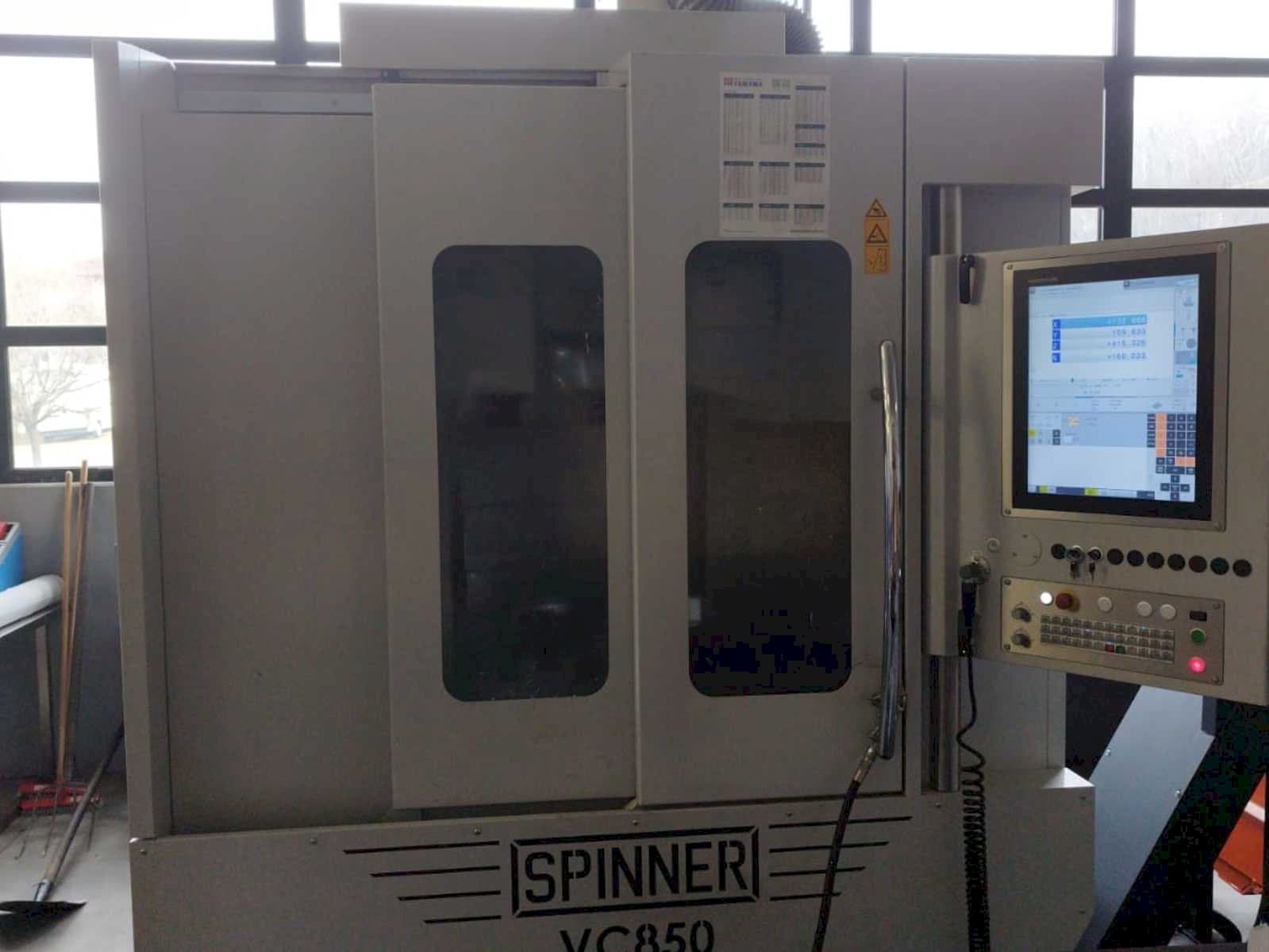 Vista Frontal da SPINNER VC 850 máquina