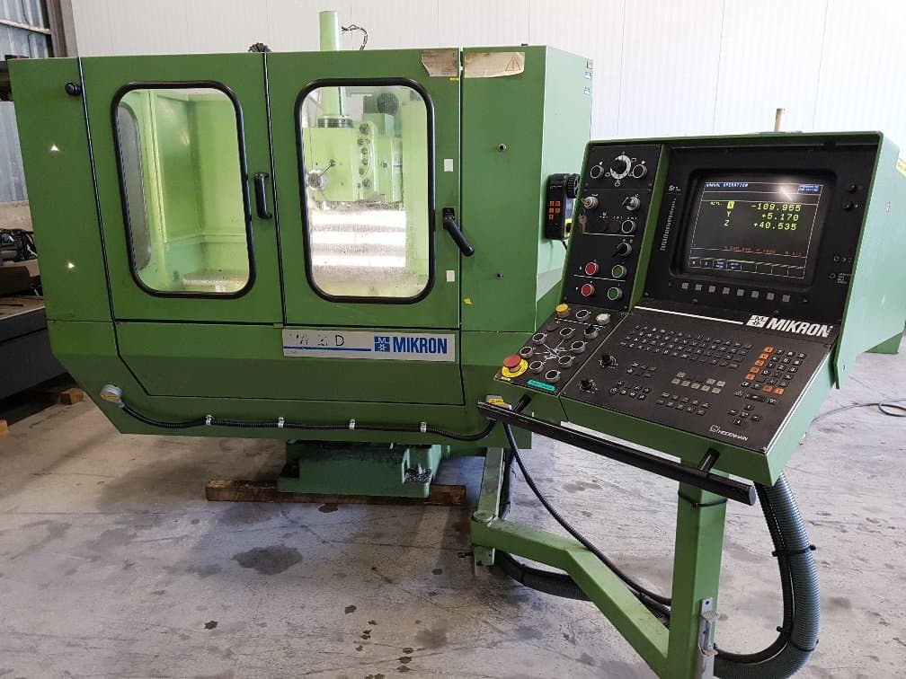 Vista Frontal da Mikron WF 21-D máquina