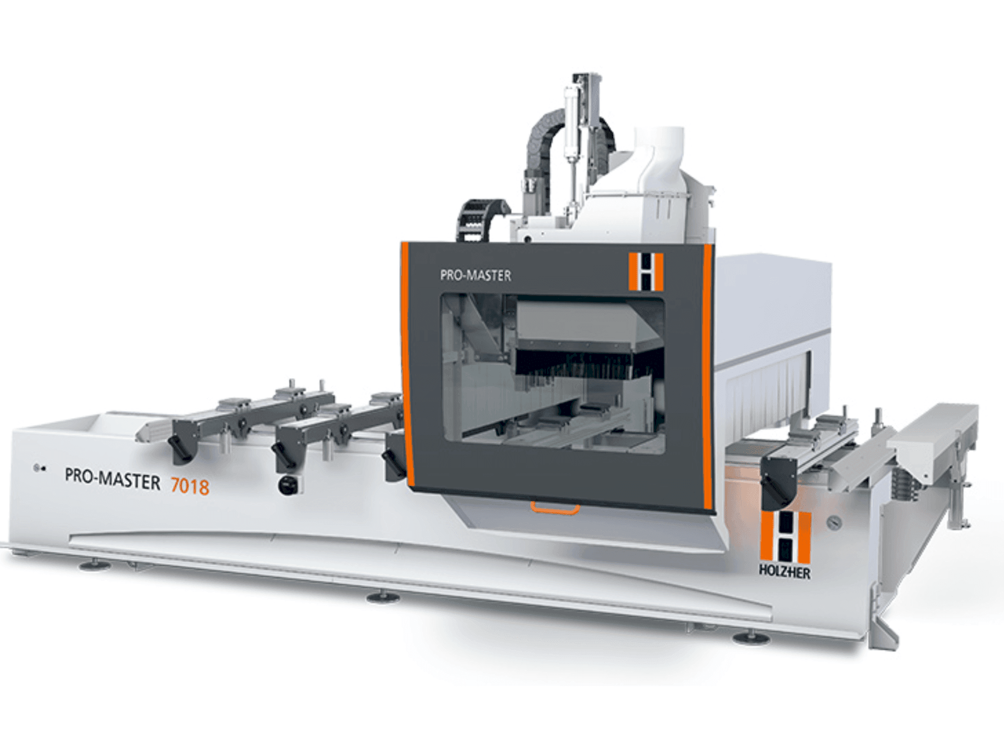 Vista Frontal da HOLZHER PRO MASTER 7018 máquina