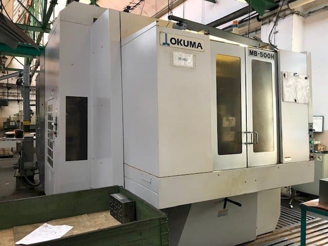 Vista Frontal da Okuma MB-500H máquina