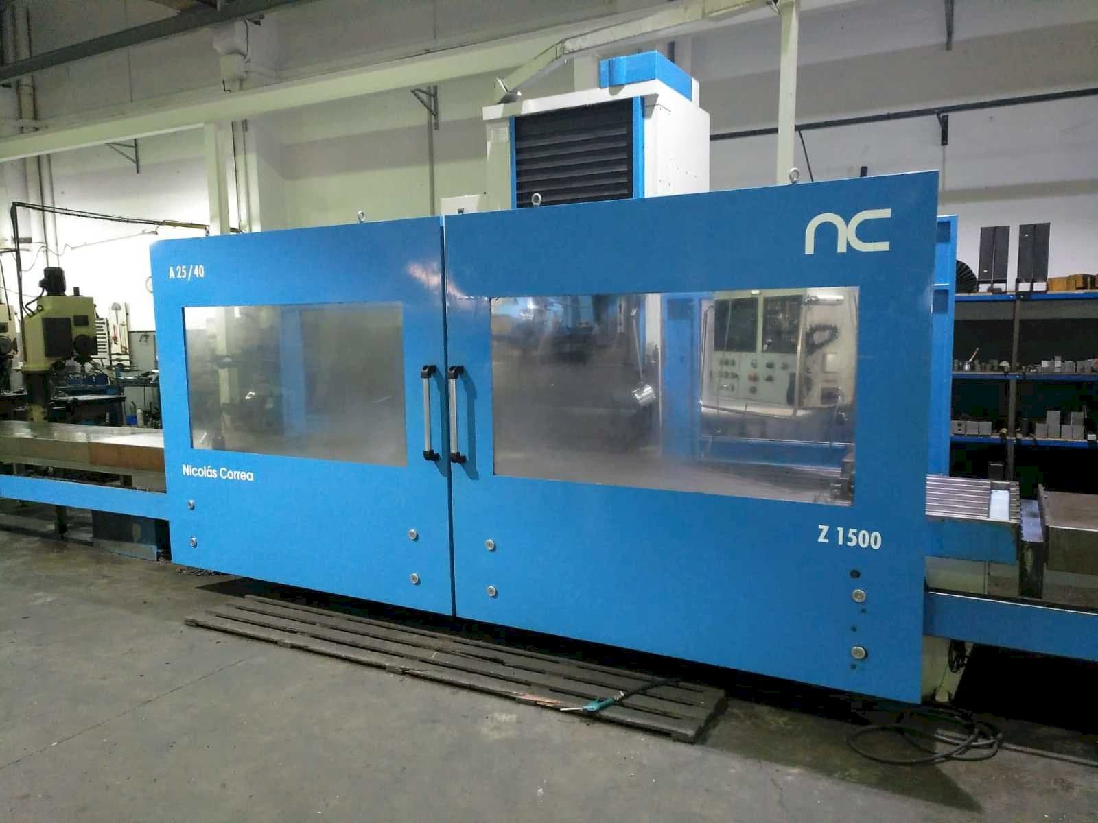 Vista Frontal  da Nicolas Correa A 25/40  máquina
