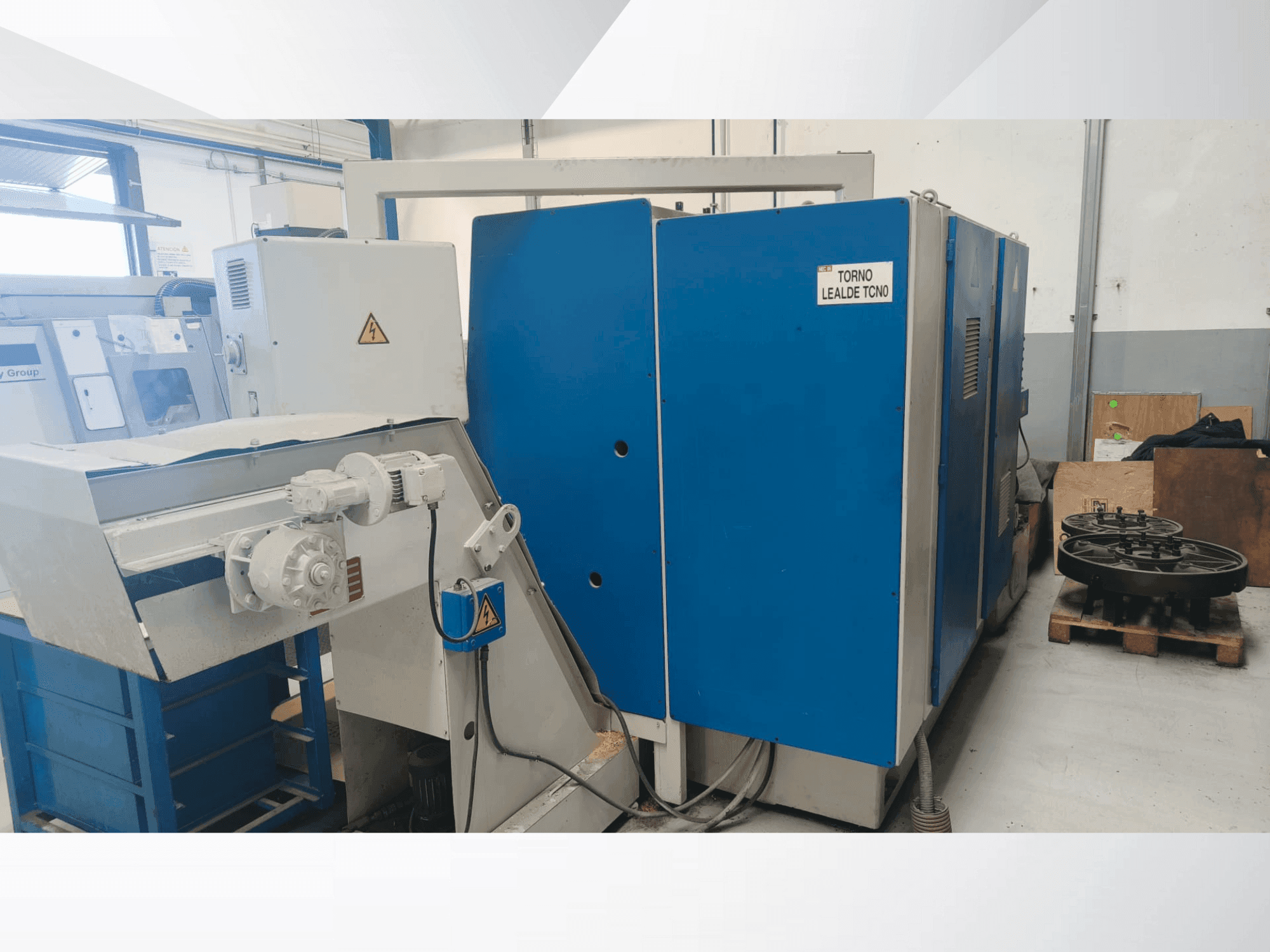 Vista Frontal da Lealde TCN-0 máquina