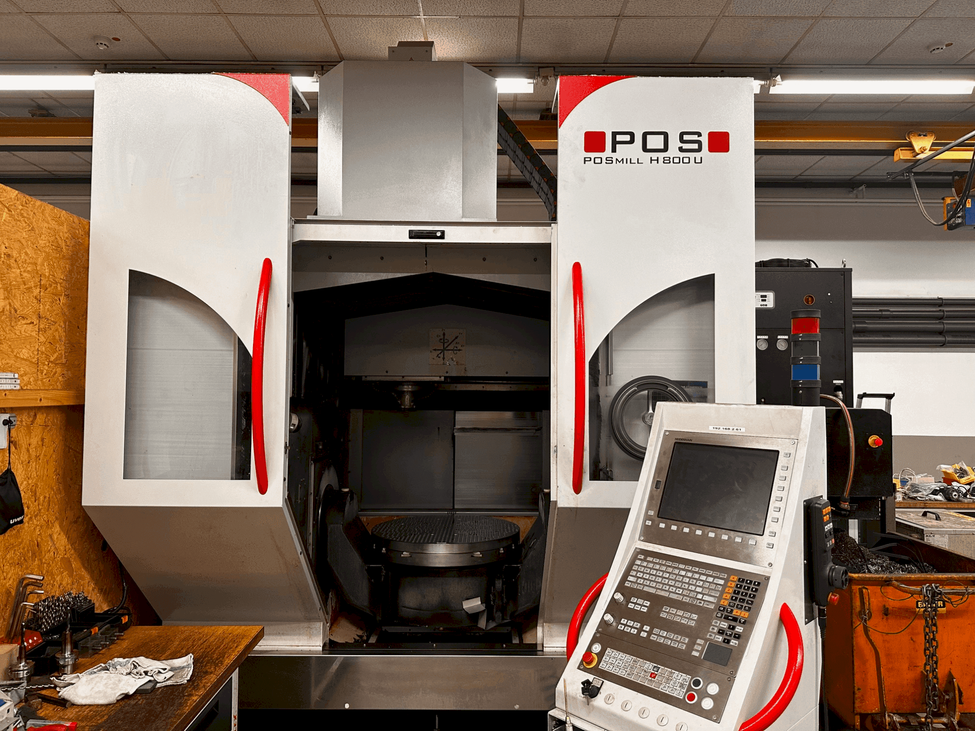 Vista Frontal da POSmill H800U máquina