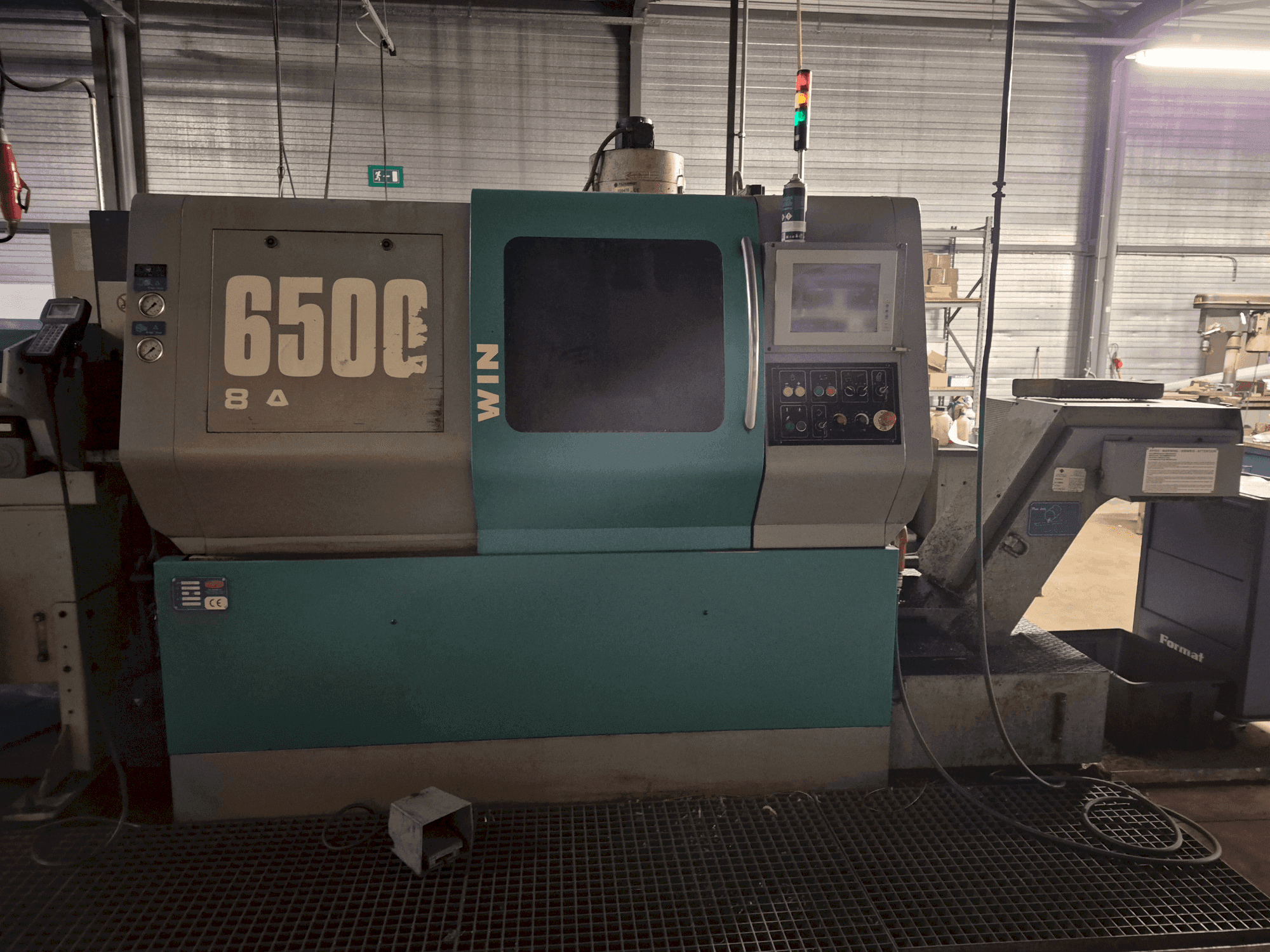 Vista Frontal  da MUPEM WIN 6500  máquina