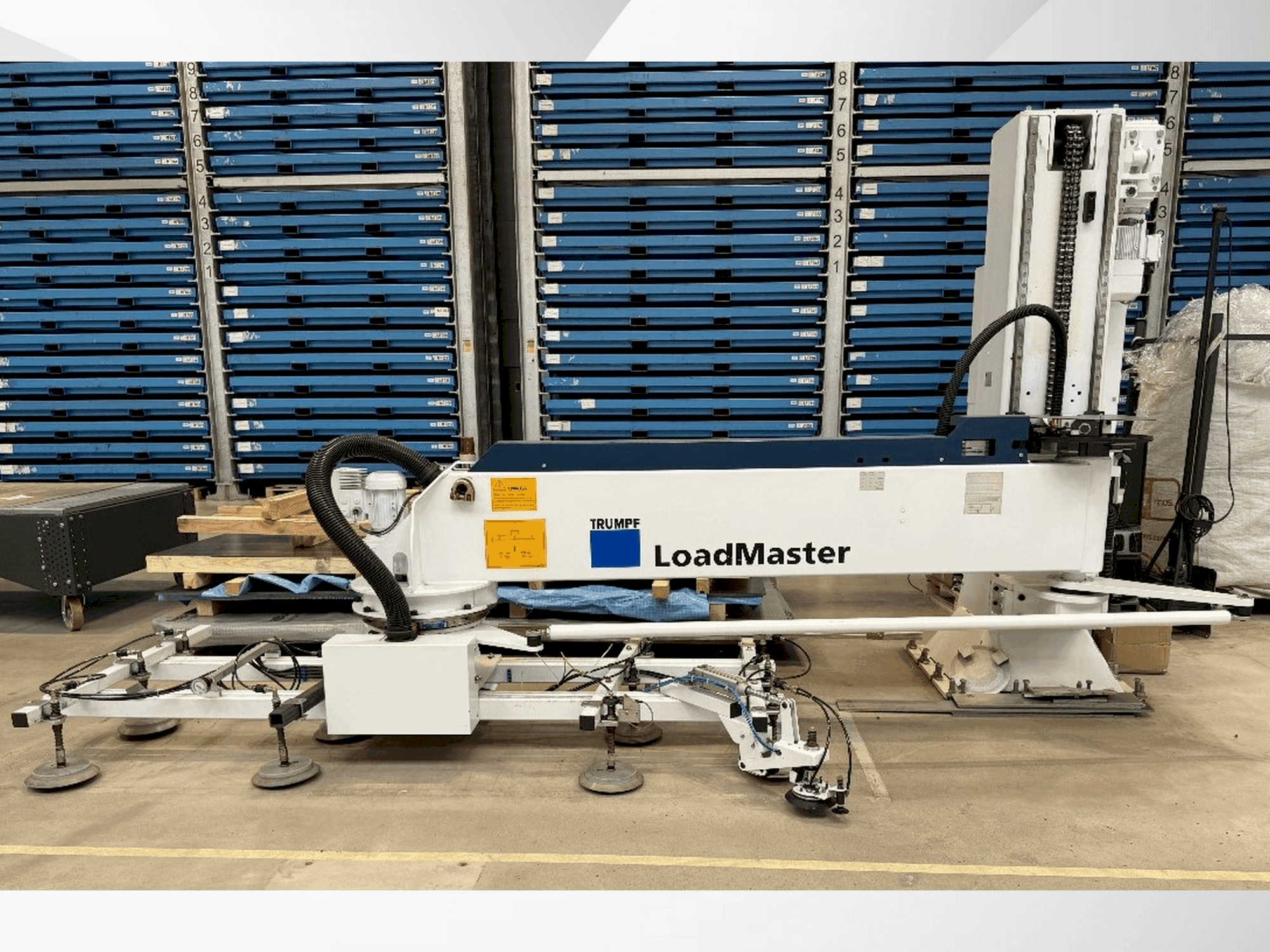 Vista Frontal da TRUMPF LoadMaster máquina