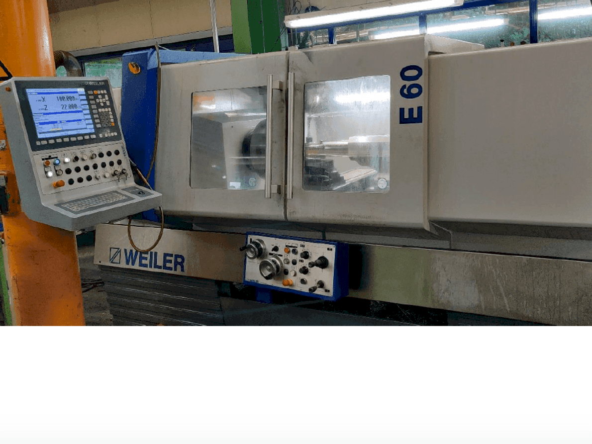 Vista Frontal da Weiler E60 máquina