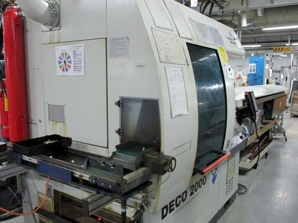 Vista Lateral Esquerda  da Tornos-Bechler DECO 20  máquina