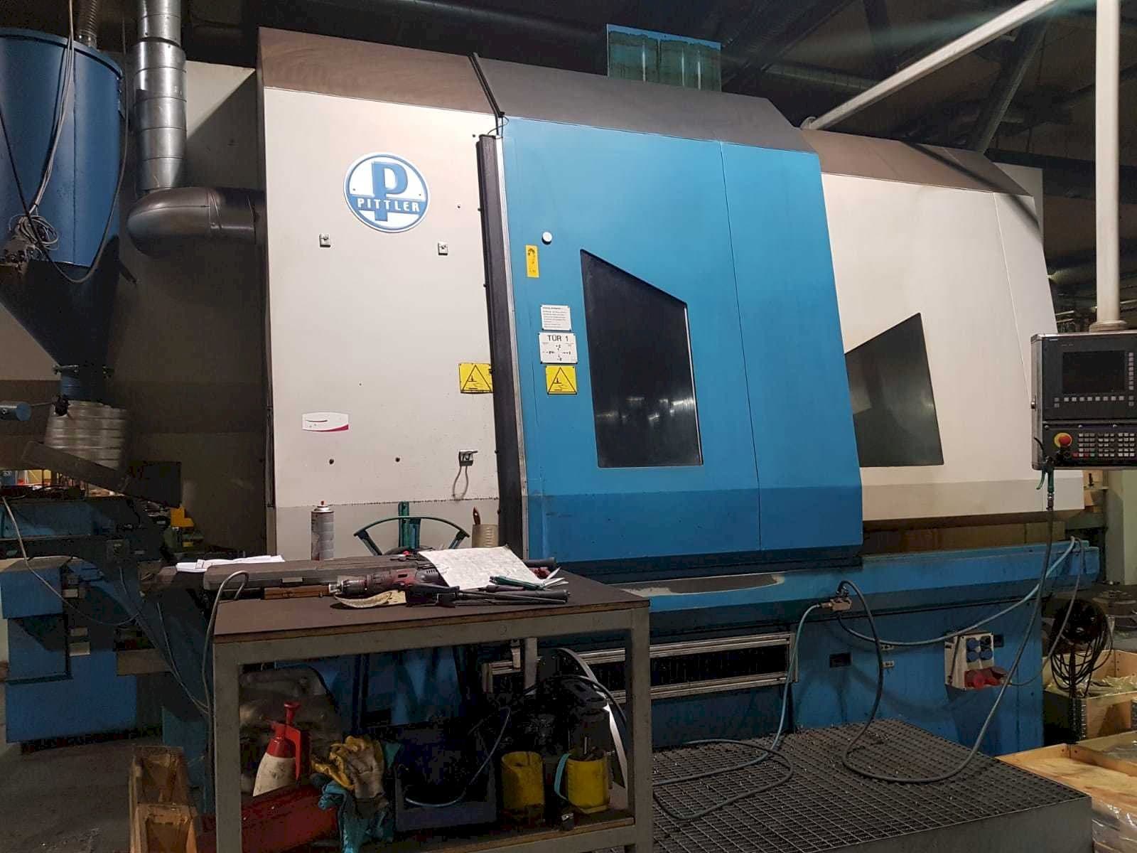 Vista Frontal  da Pittler PV 1000  máquina