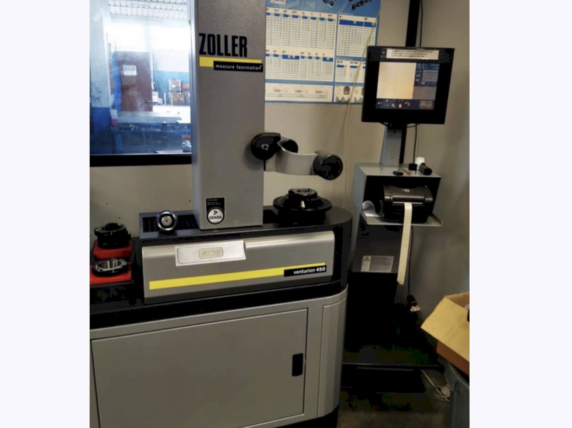 Vista Frontal da Zoller Venturion 450 máquina