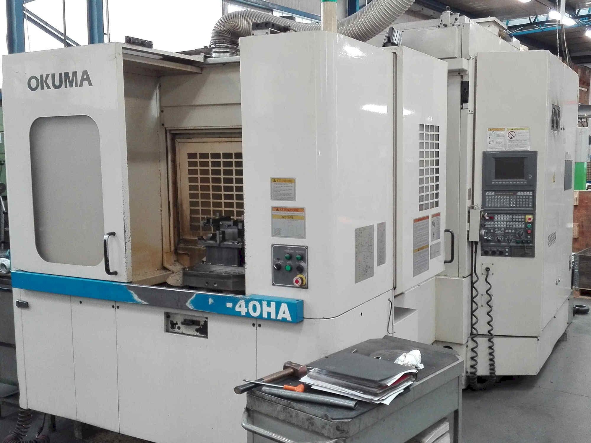 Vista Frontal da Okuma MX 40HA máquina