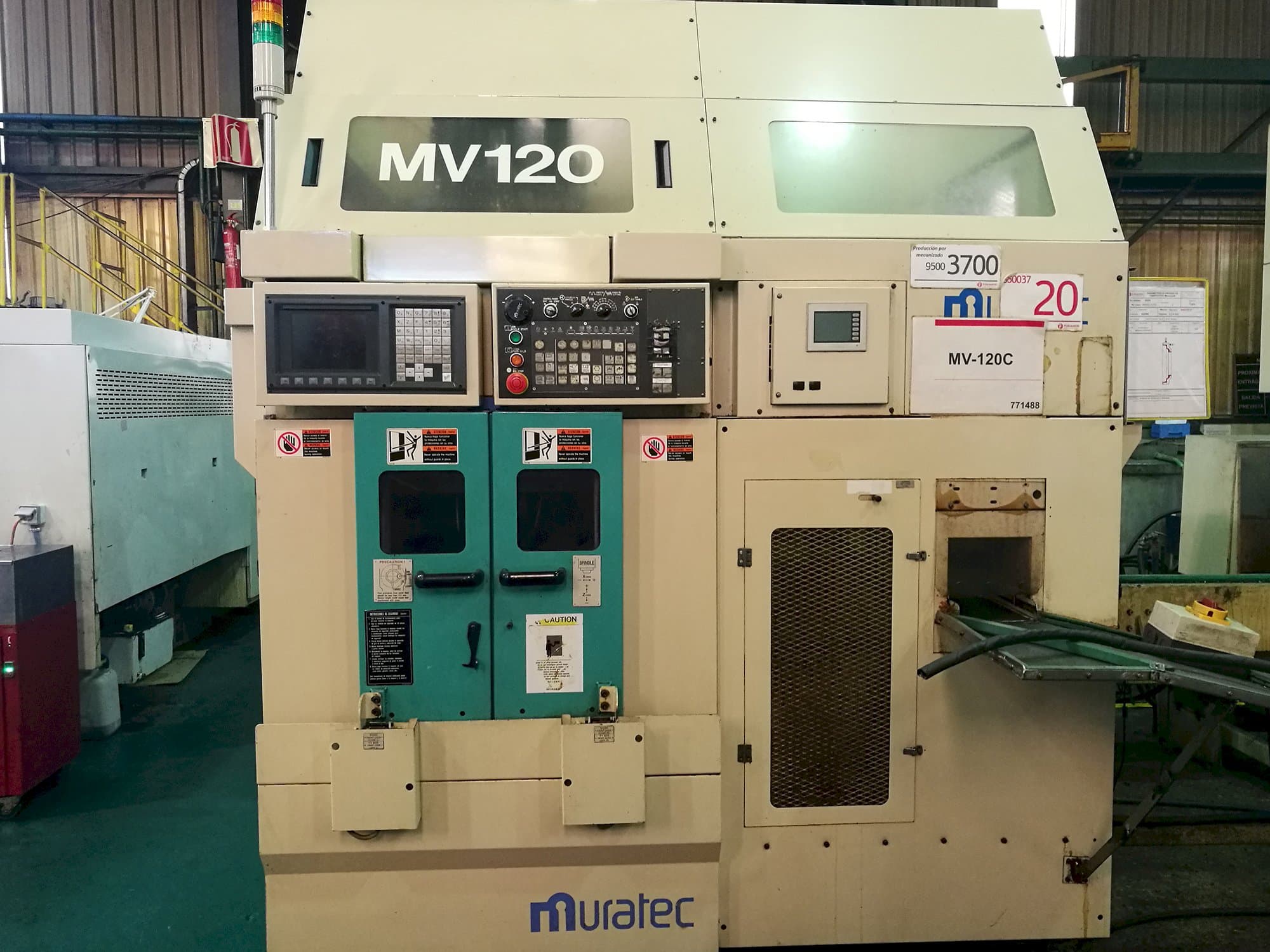 Vista Frontal da MURATA Muratec MV 120 máquina