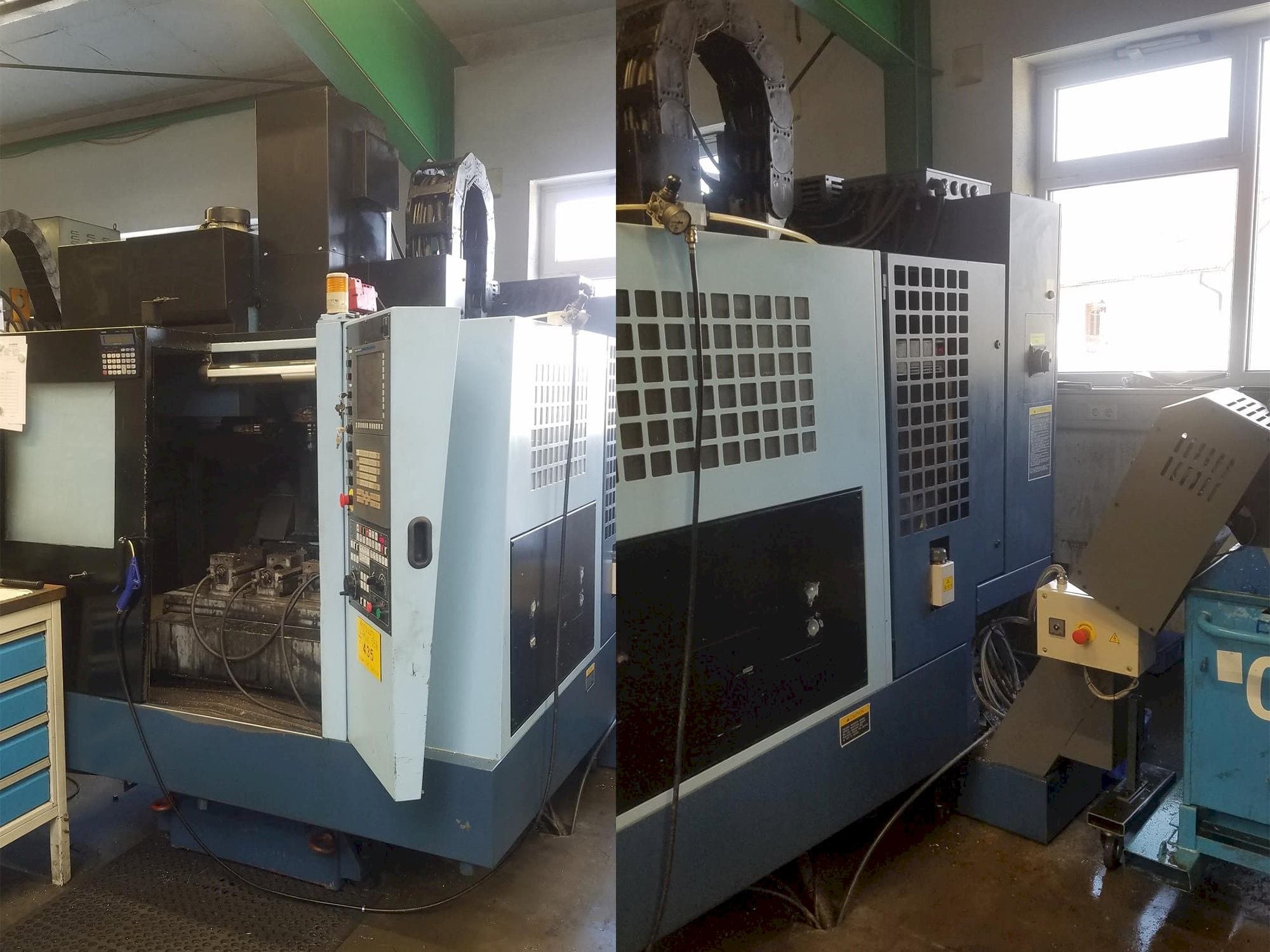 Vista Frontal da Matsuura 550 V-Plus máquina
