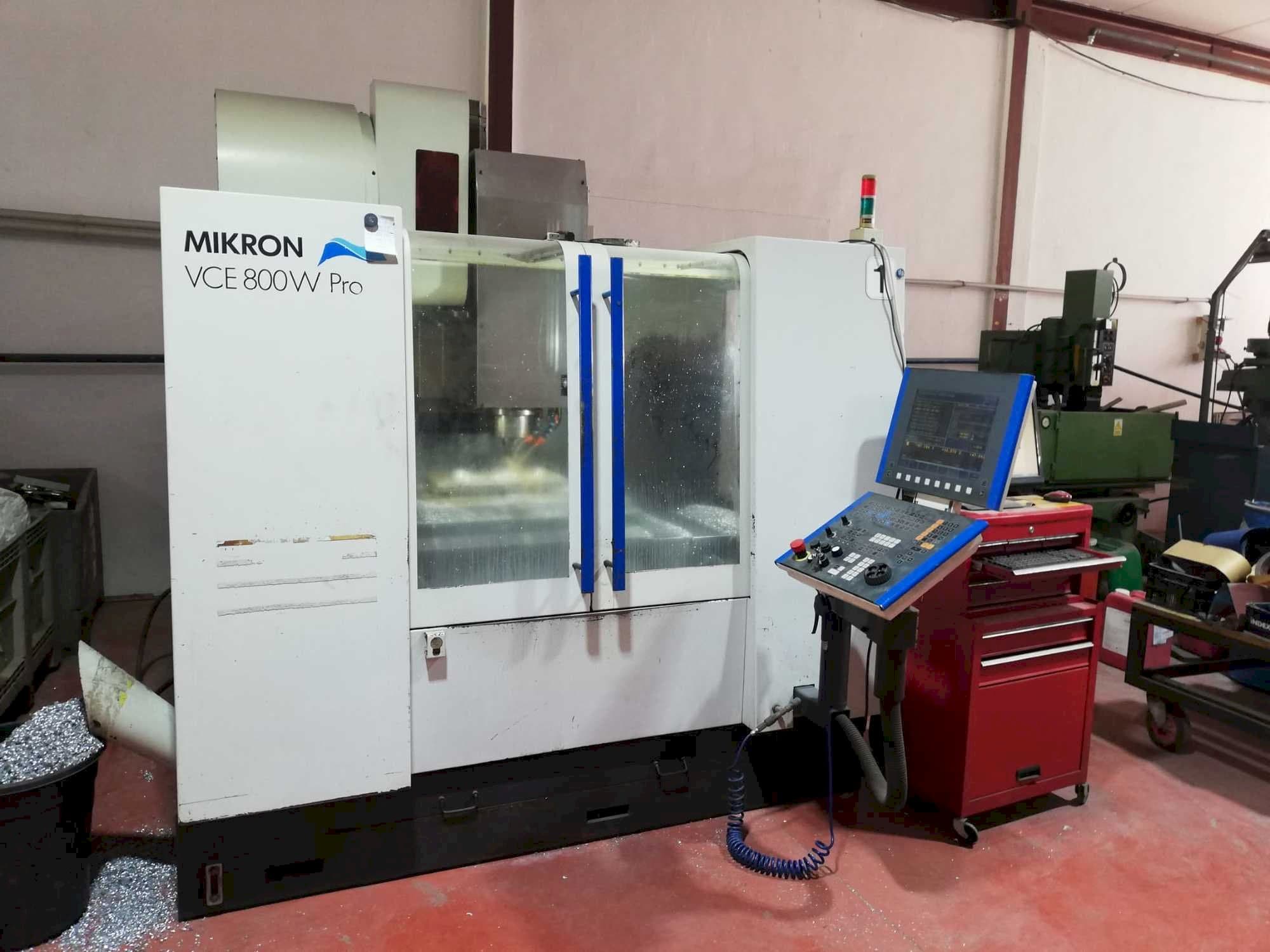 Vista Frontal da MIKRON VCE 800W Pro máquina