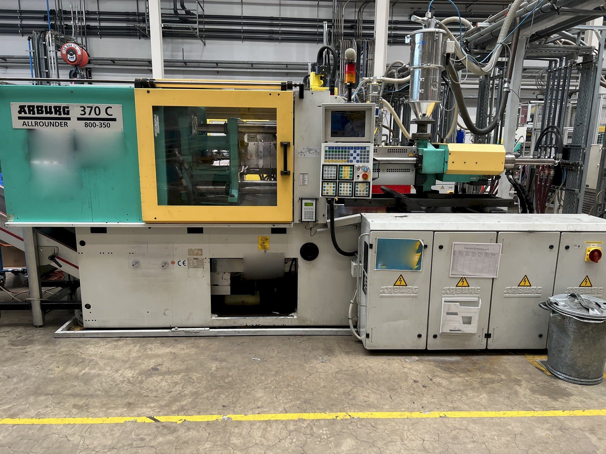 Vista Frontal da Arburg 370C-800-350 máquina
