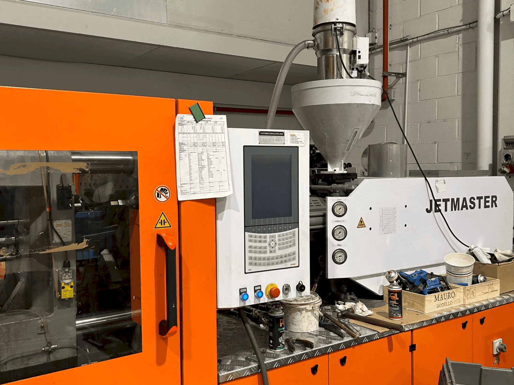 Vista Frontal da CHEN HSONG JM200-MK6e máquina