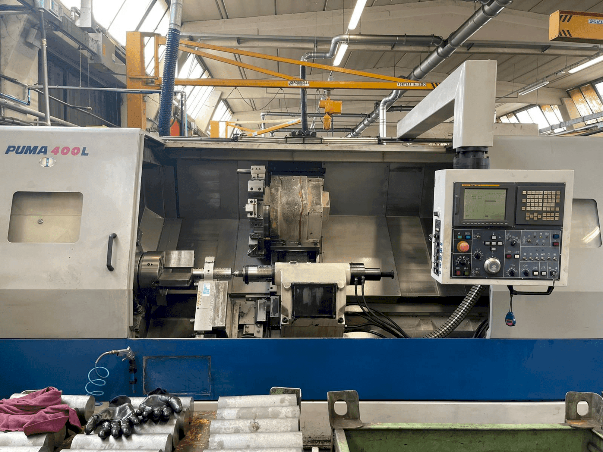 Vista Frontal  da DAEWOO PUMA 400 LA  máquina