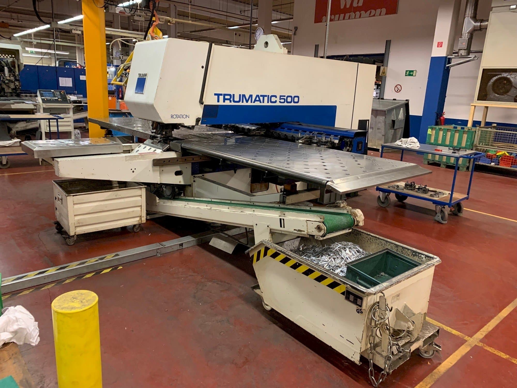 Vista Frontal da Trumpf TC 500 R máquina
