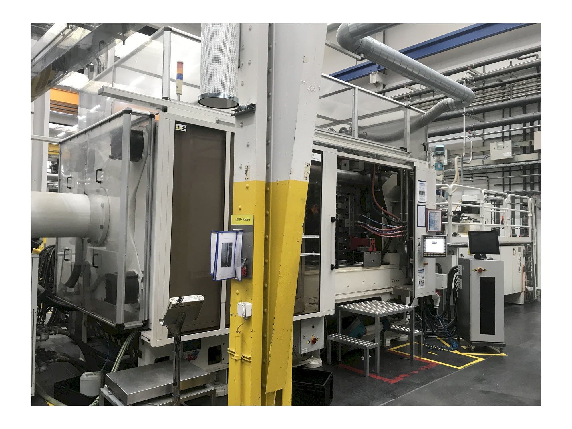 Vista Frontal da Husky H650 RS 80/65 máquina