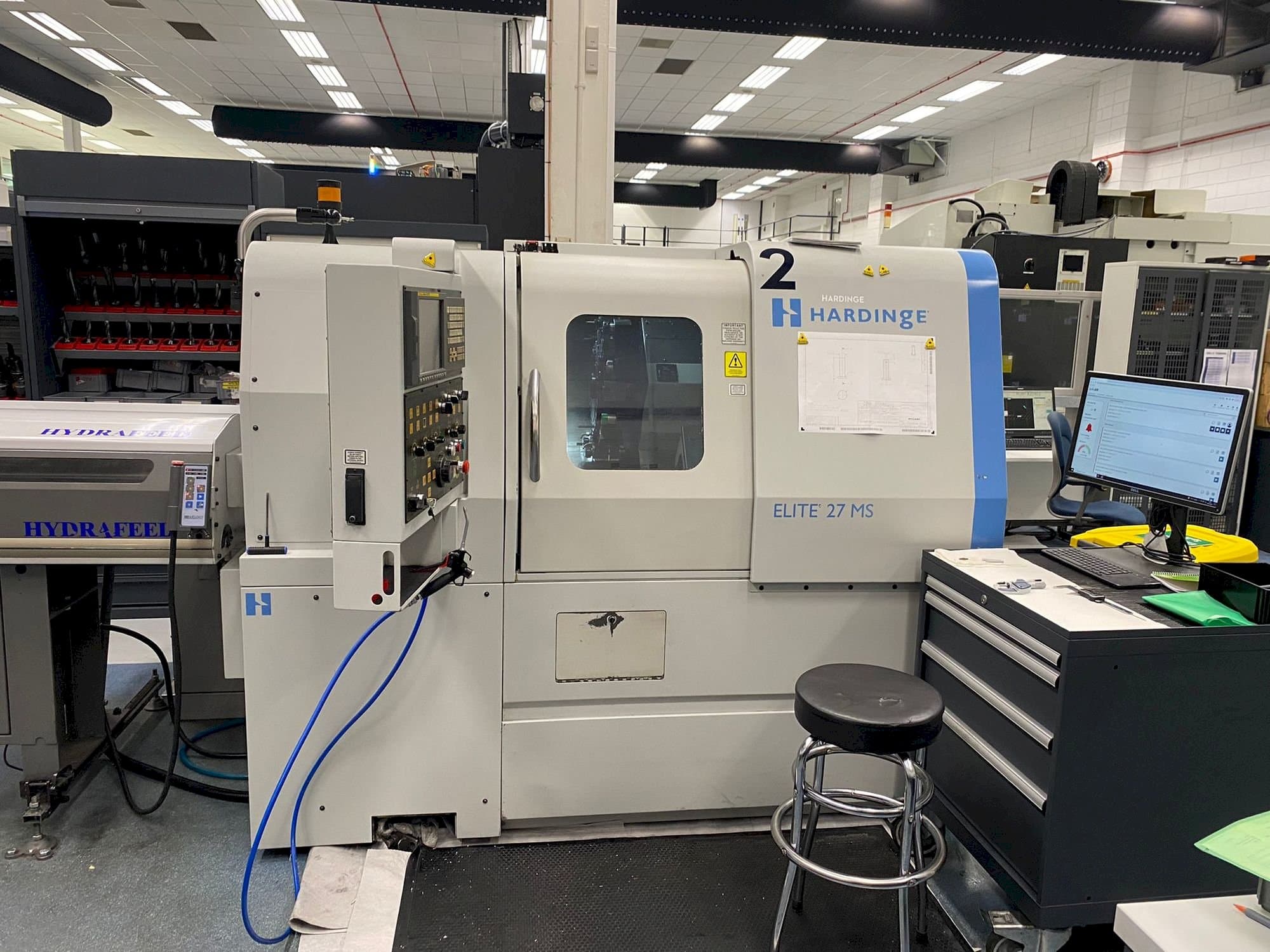 Vista Frontal da HARDINGE Elite 27MS máquina