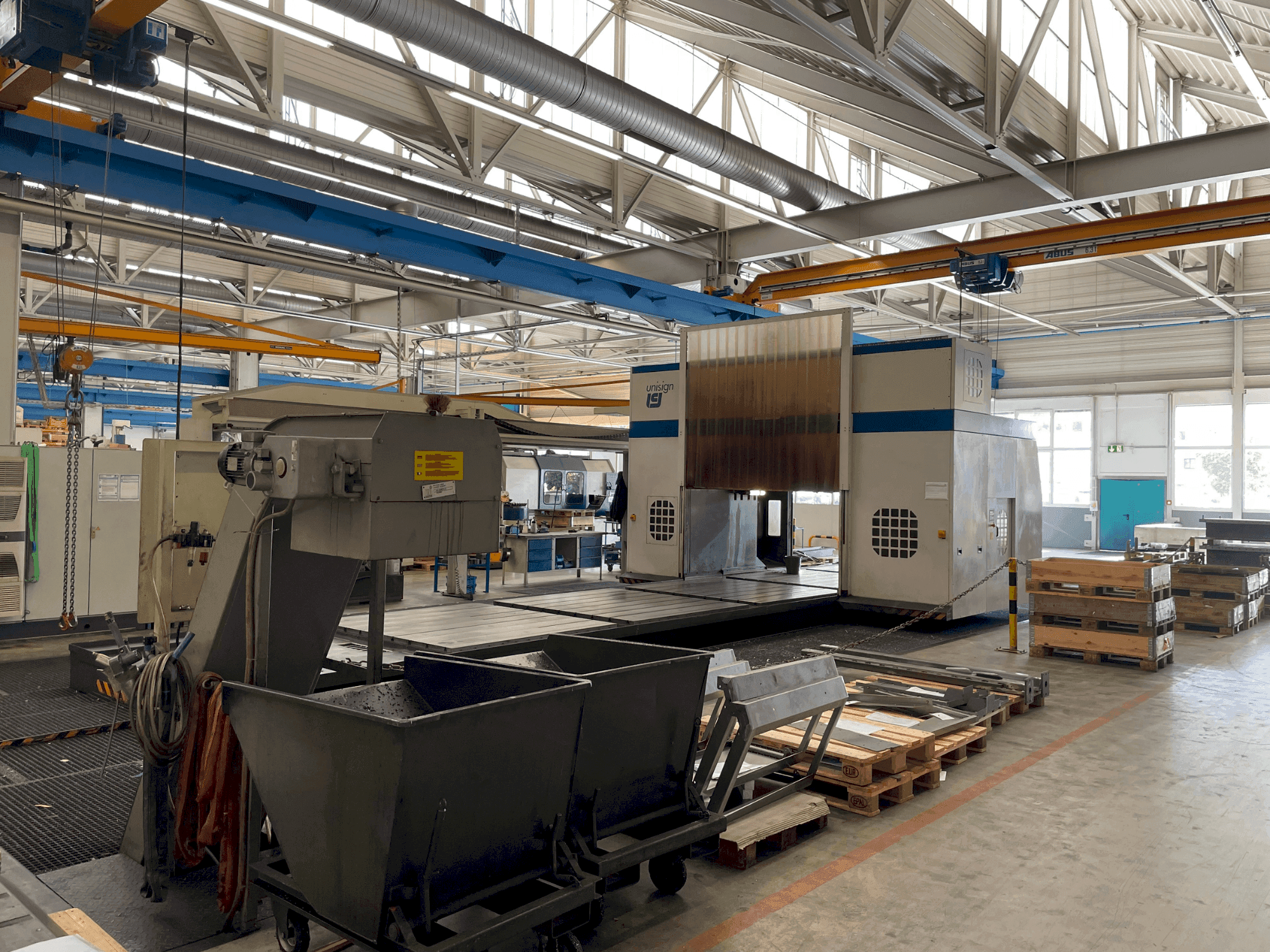 Vista Frontal  da Unisign UNIPORT 6000  máquina