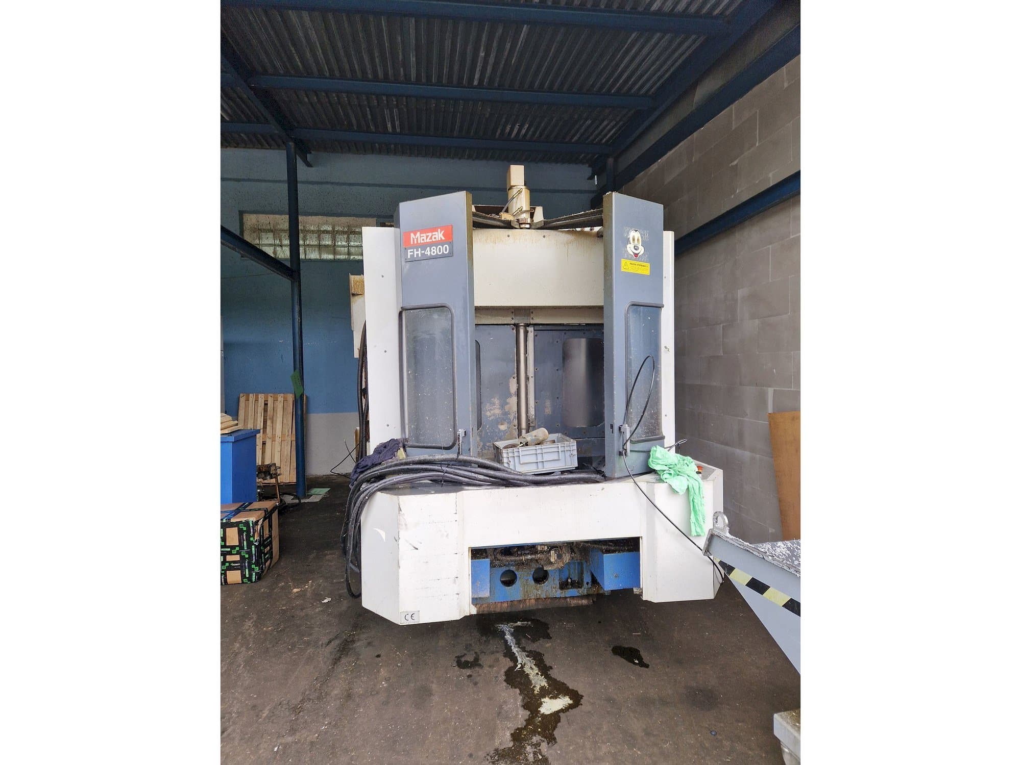 Vista Frontal da Mazak FH-4800 máquina