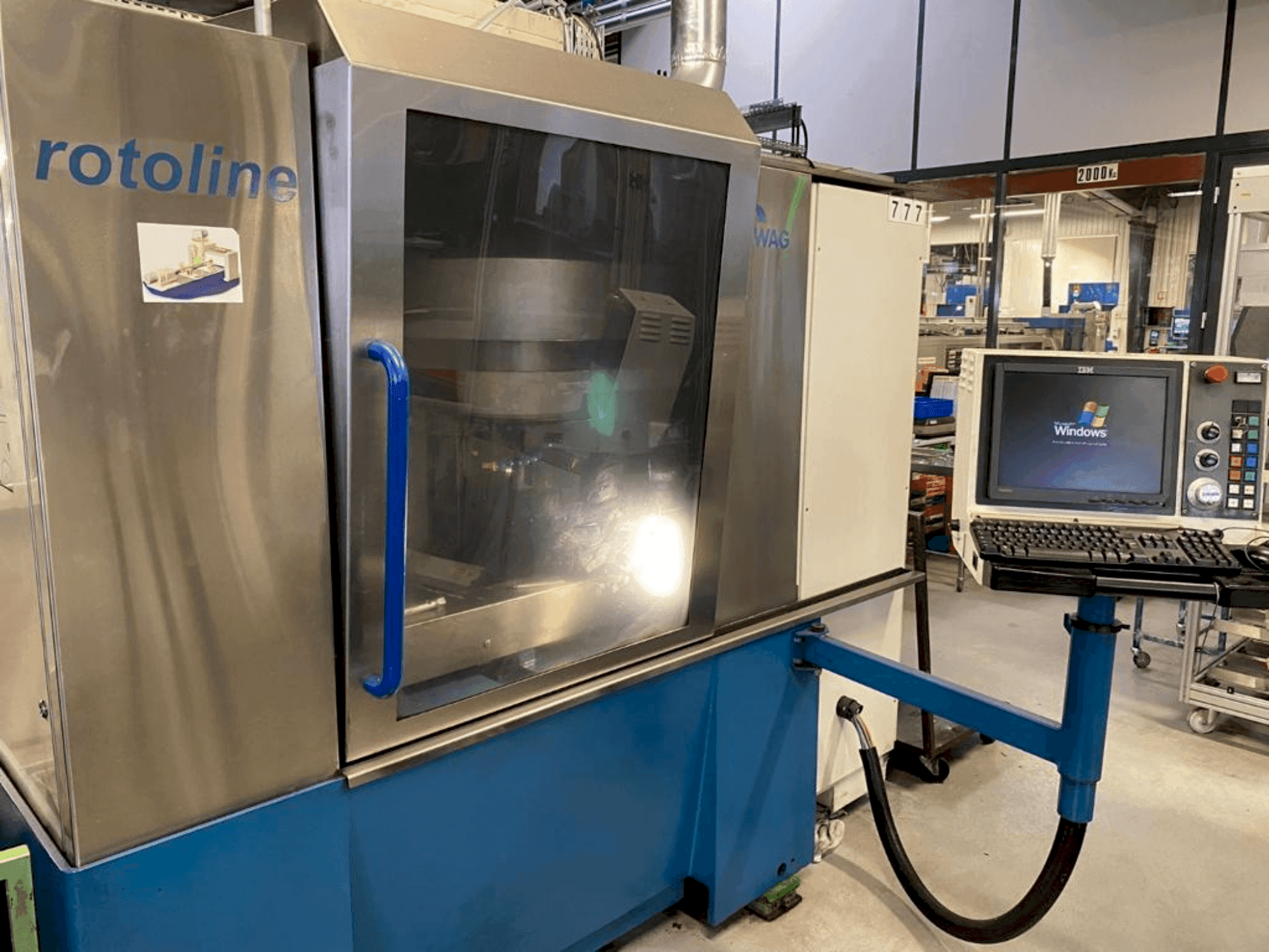 Vista Frontal  da EWAG ROTOLINE 6X  máquina