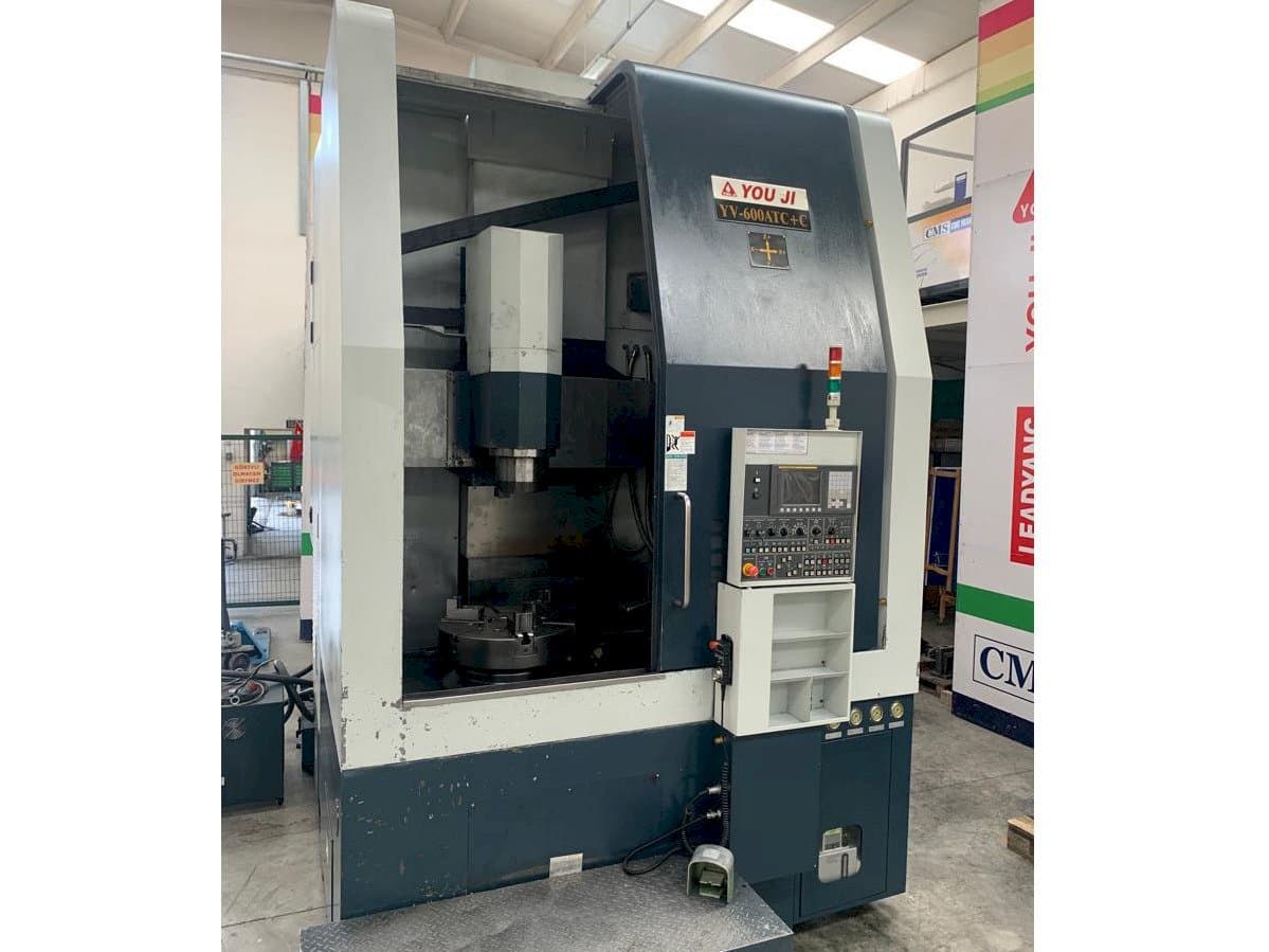 Vista Frontal da YOU JI Yv 600ATC+C máquina