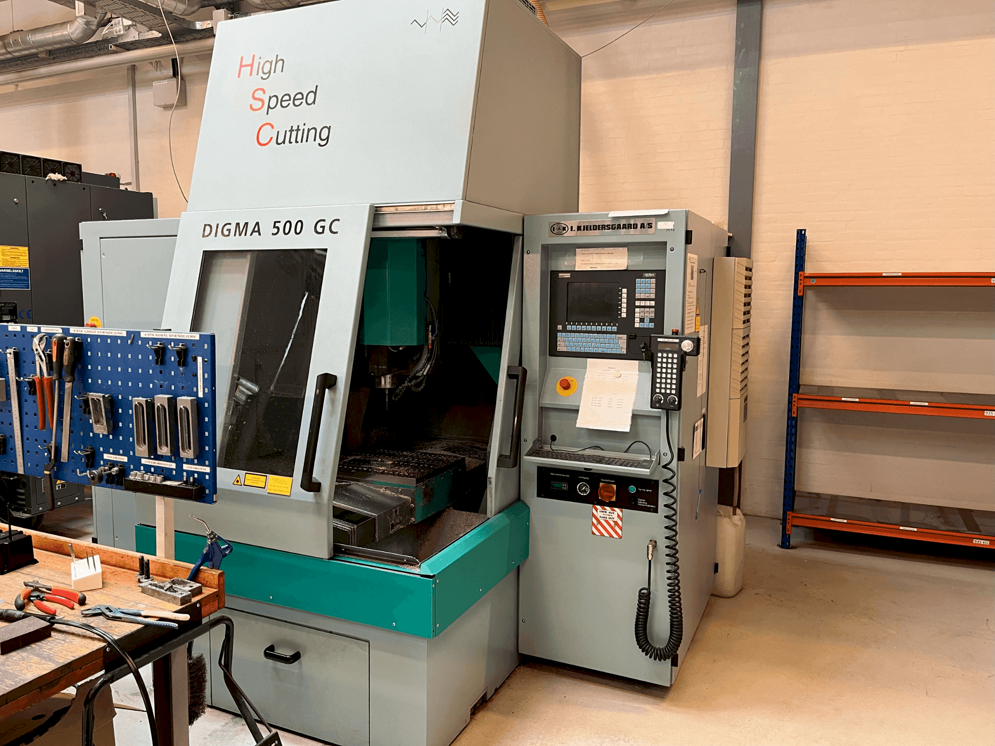 Vista Frontal da DIGMA 500 GC máquina