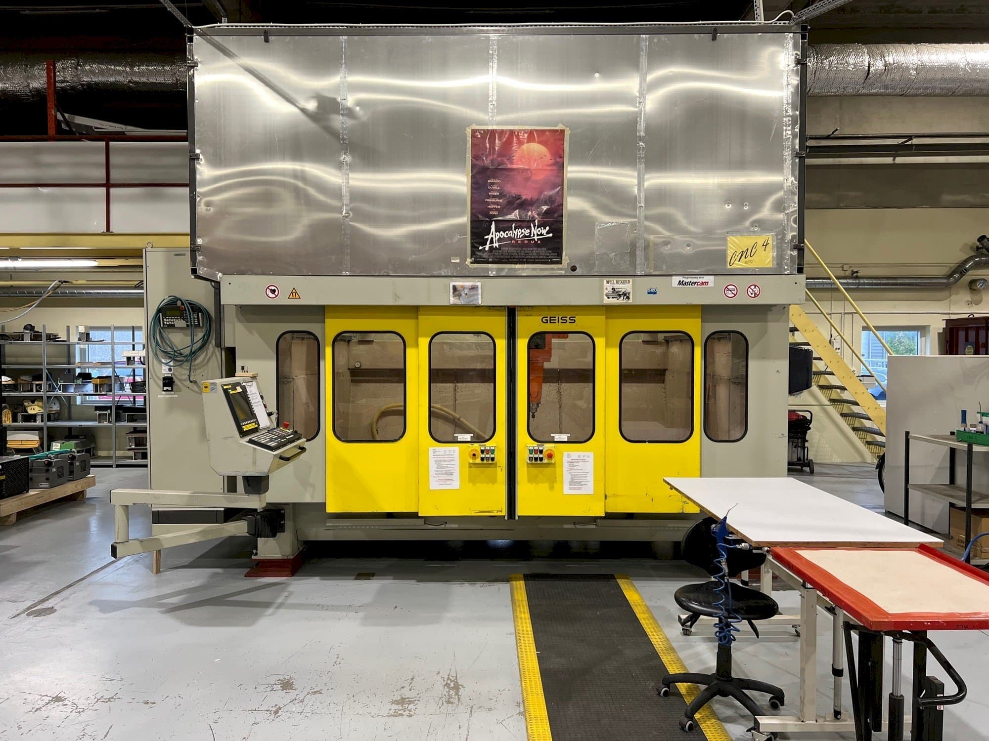 Vista Frontal da GEISS FZ 2000x1000 máquina