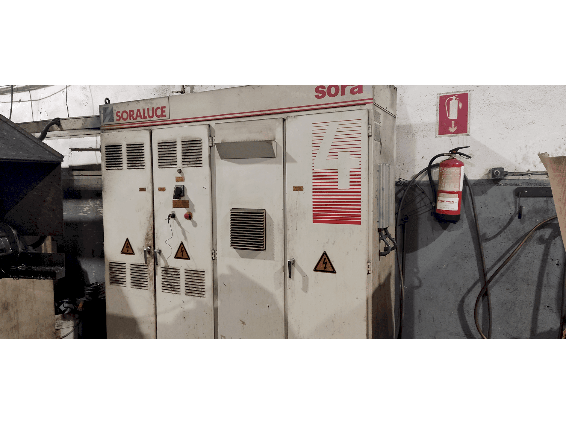 Vista Frontal da Soraluce SORA 4 máquina