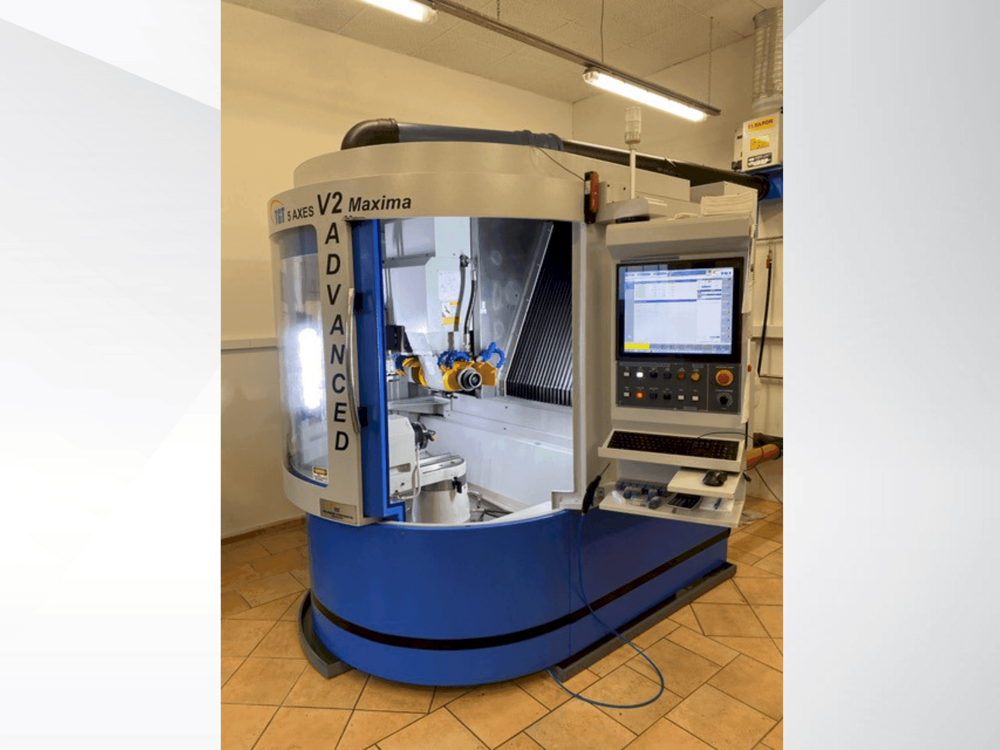 Vista Frontal da TGT V2 Maxima máquina