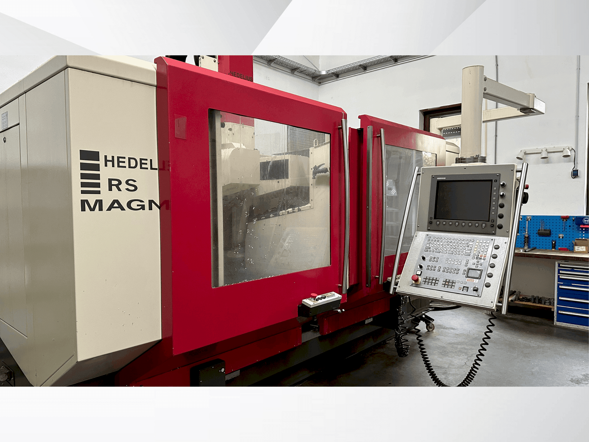 Vista Frontal  da HEDELIUS RS60KM-2000  máquina