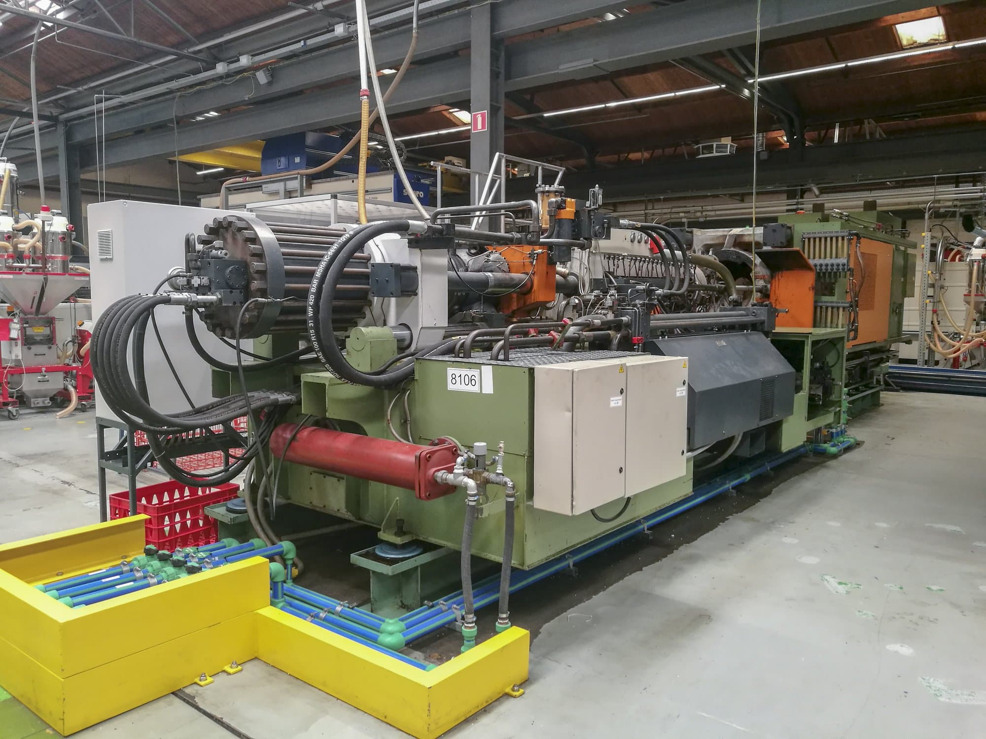 Vista Esquerda  da Windsor HIS 800 D  máquina