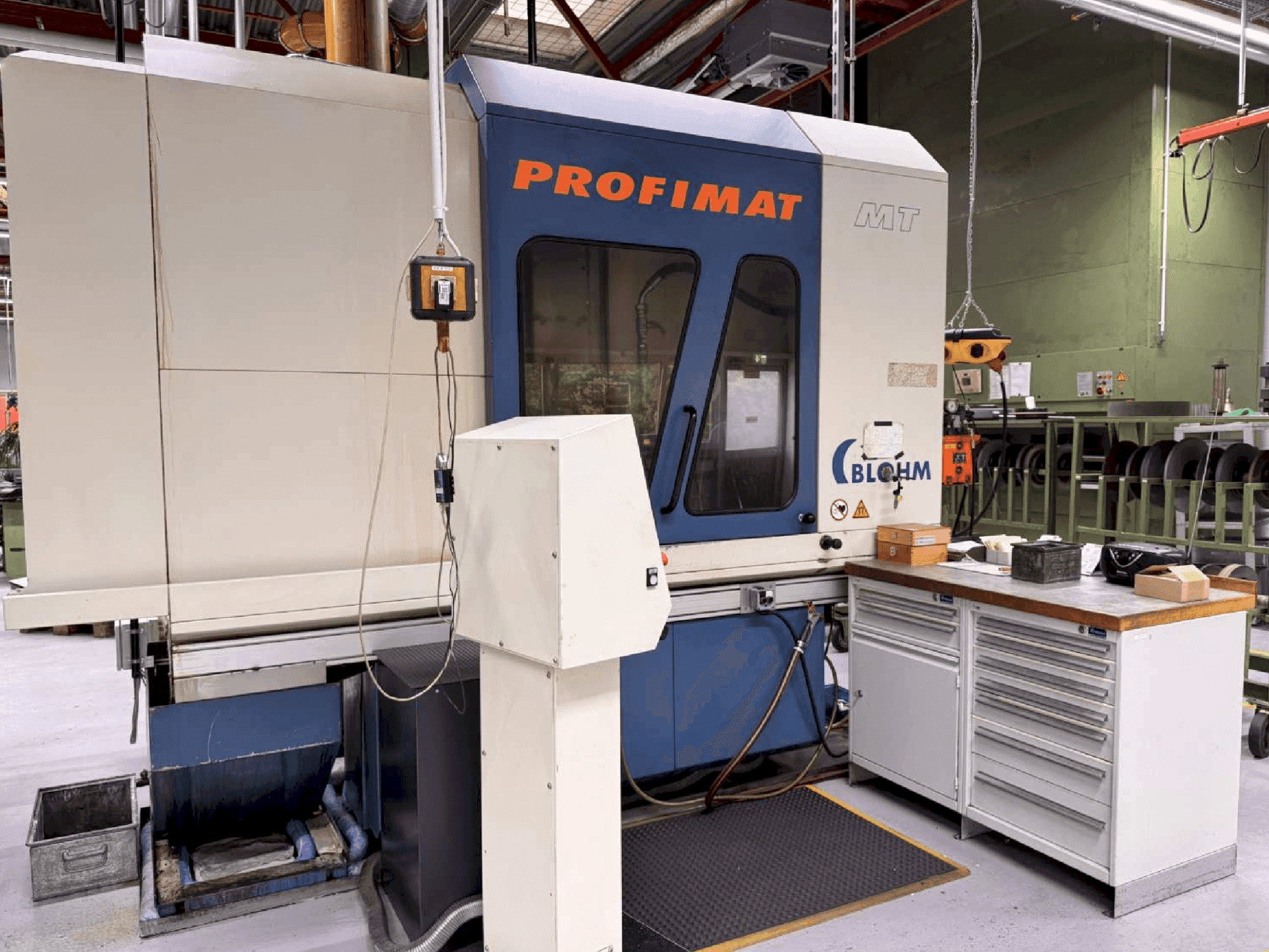 Vista Frontal da BLOHM Profimat MT 408 máquina