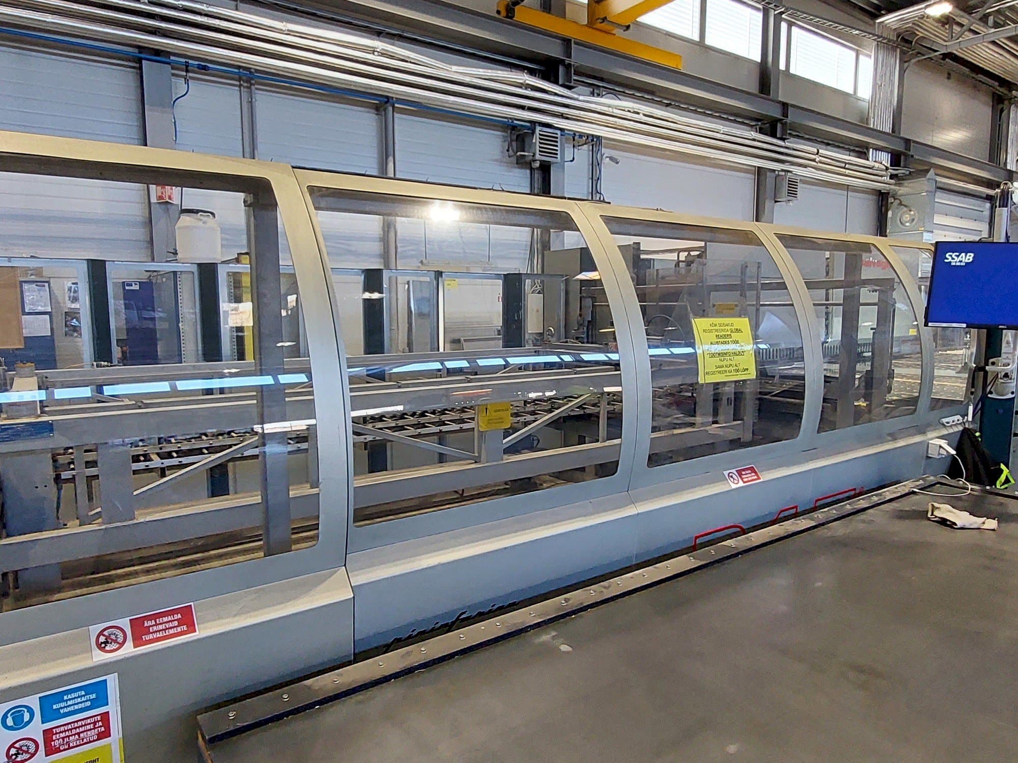 Vista Frontal da Salvagnini S4 0929 + P4 line máquina