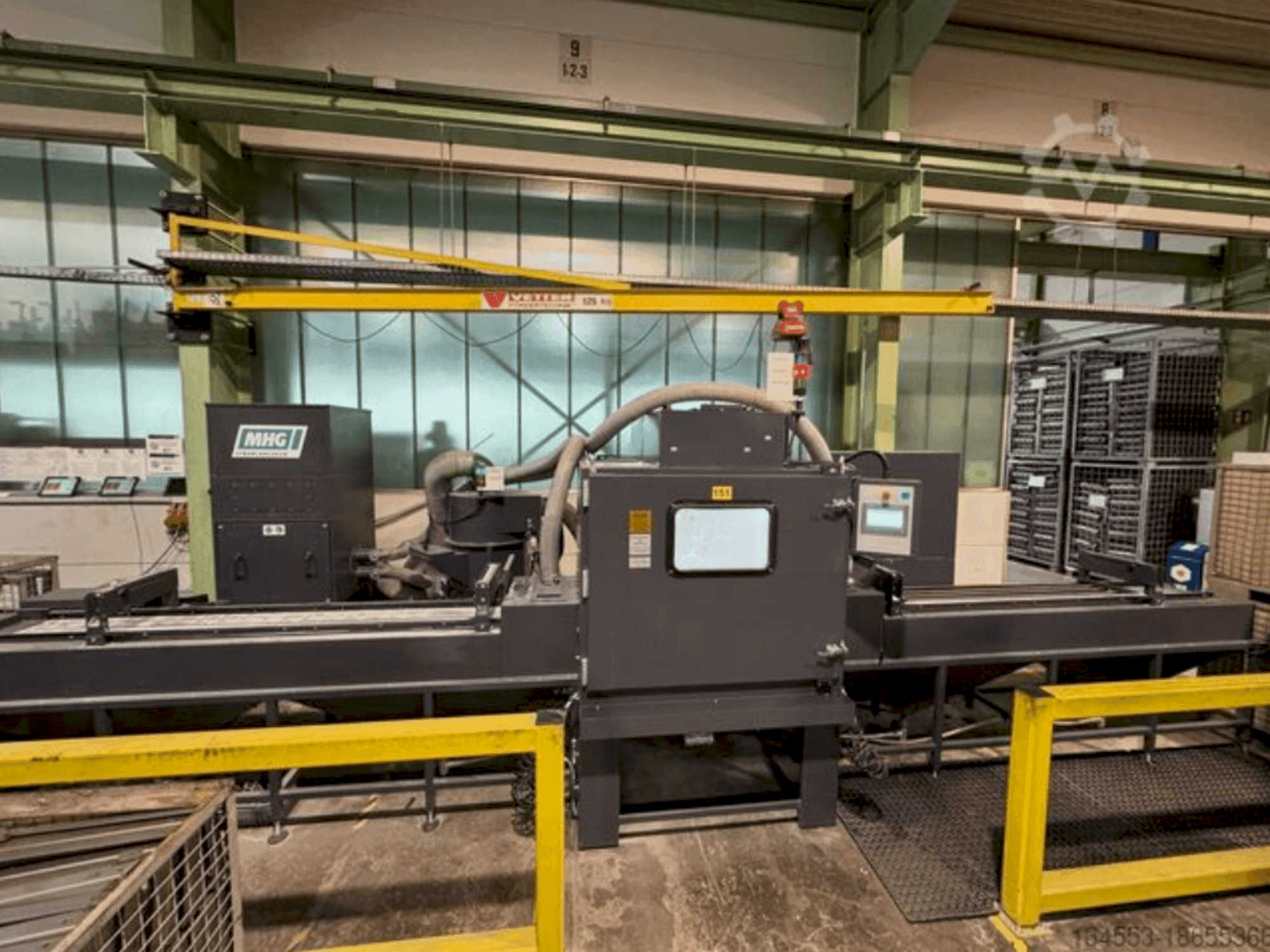 Vista Frontal da MHG SMG 160 máquina