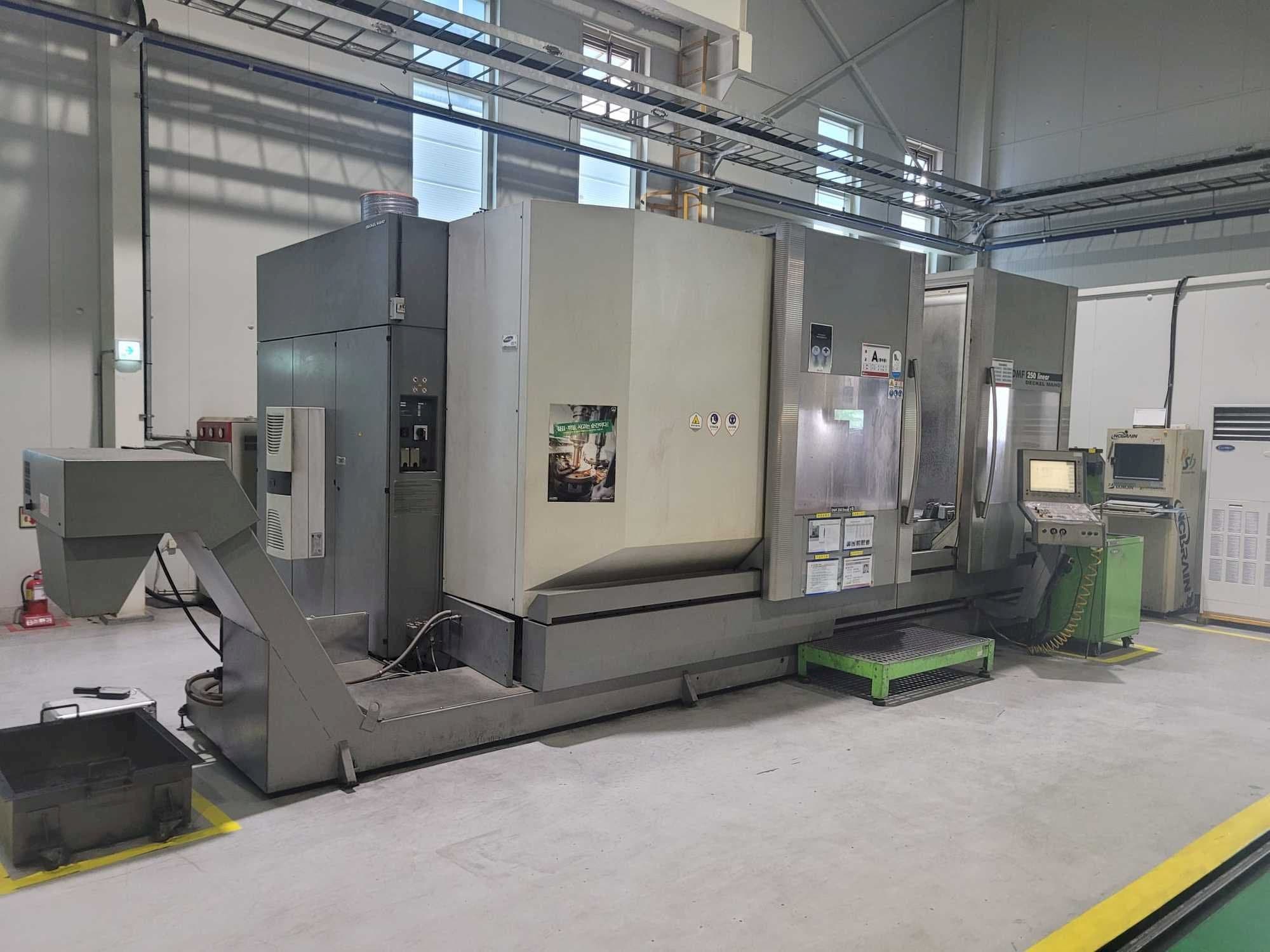 Vista Lateral Esquerda da DECKEL MAHO DMF 250 linear máquina