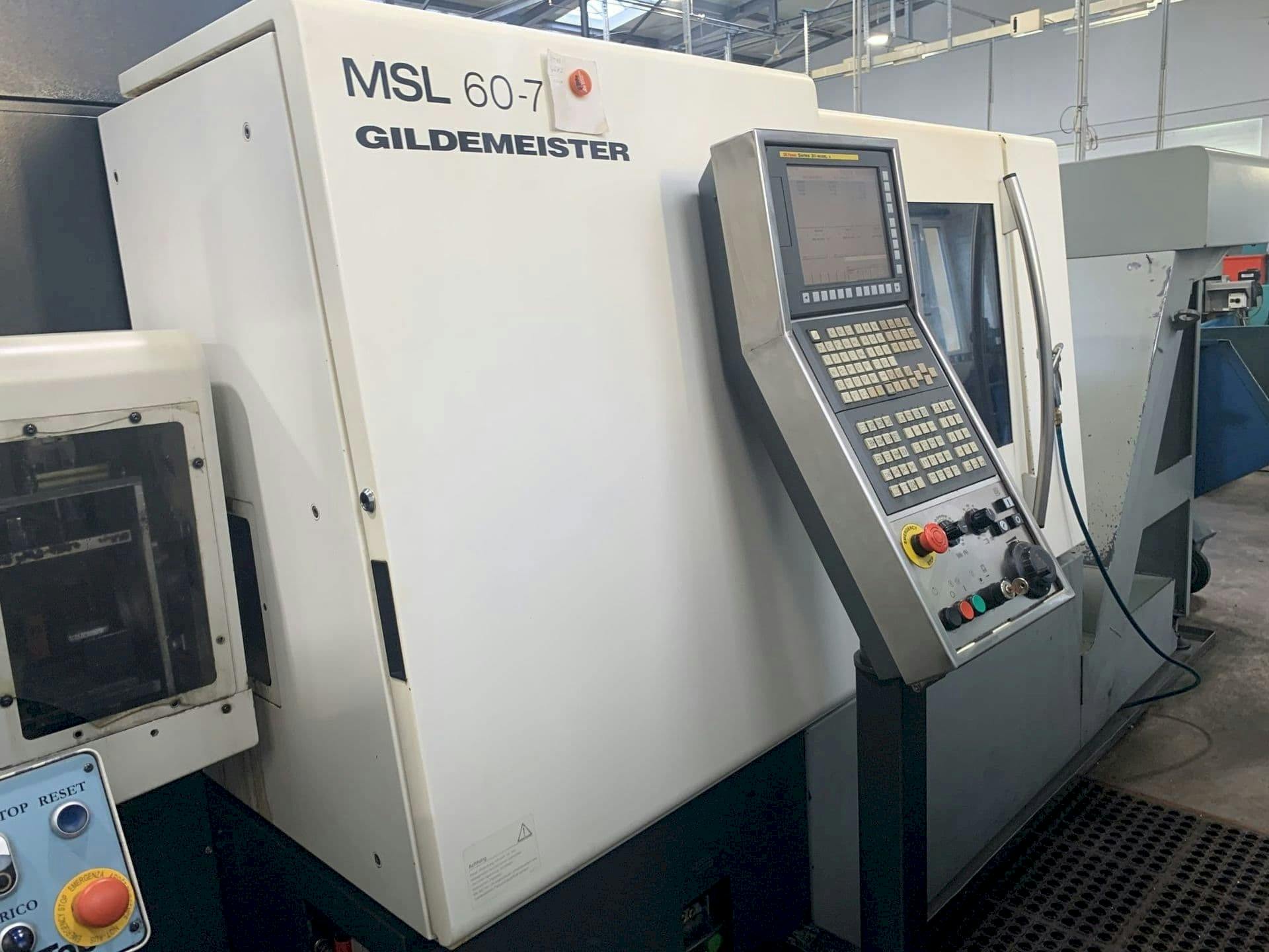 Vista Frontal  da DMG MSL 60 / 7  máquina