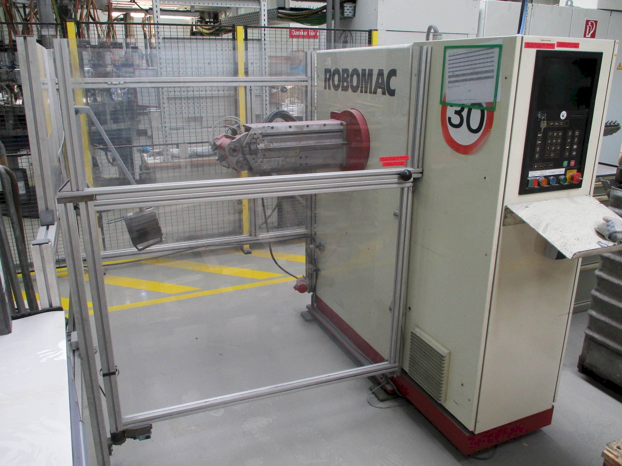 Vista Frontal da Numalliance/Latour Robomac 206 máquina